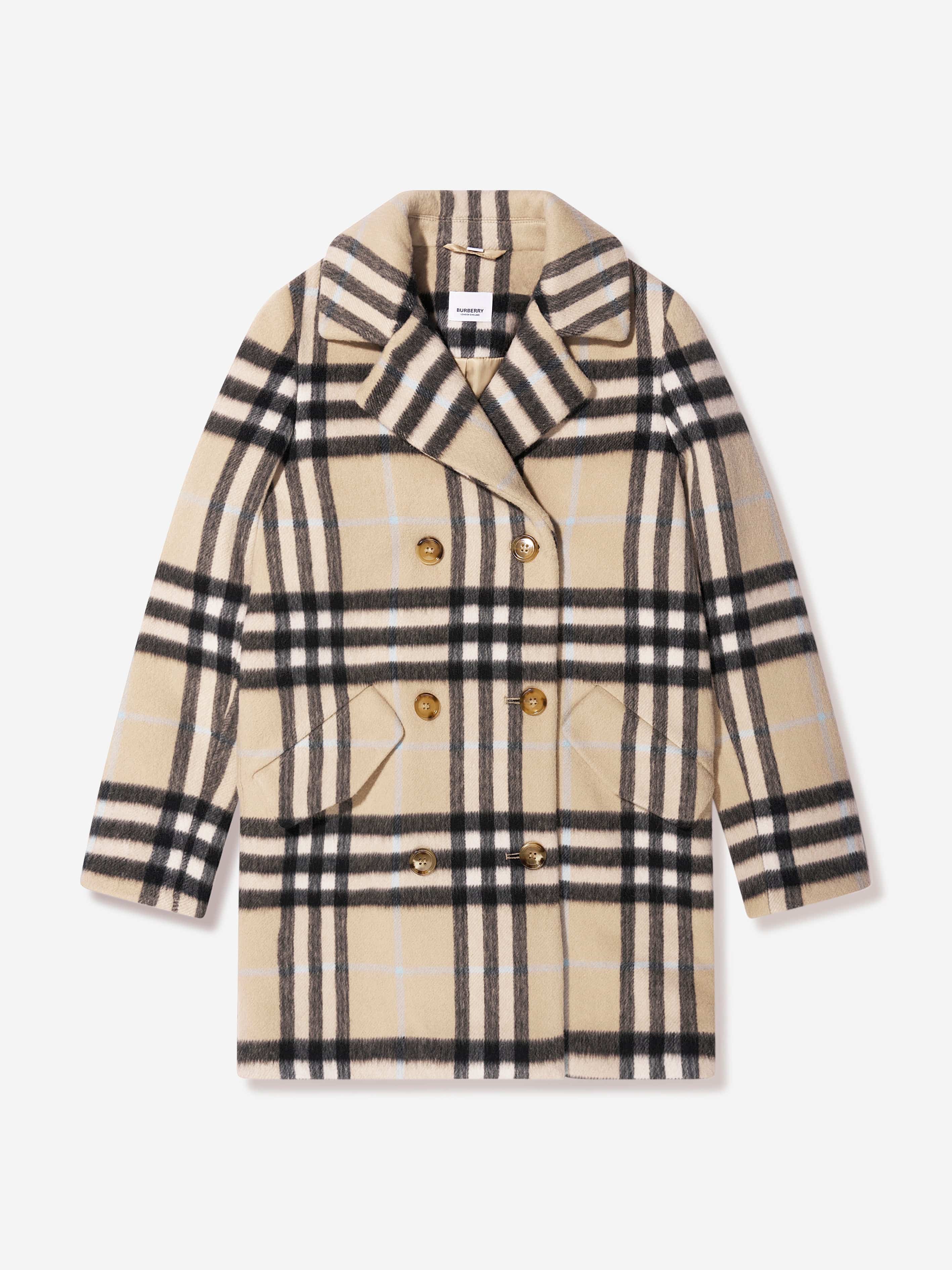 Burberry wool discount coat for kids