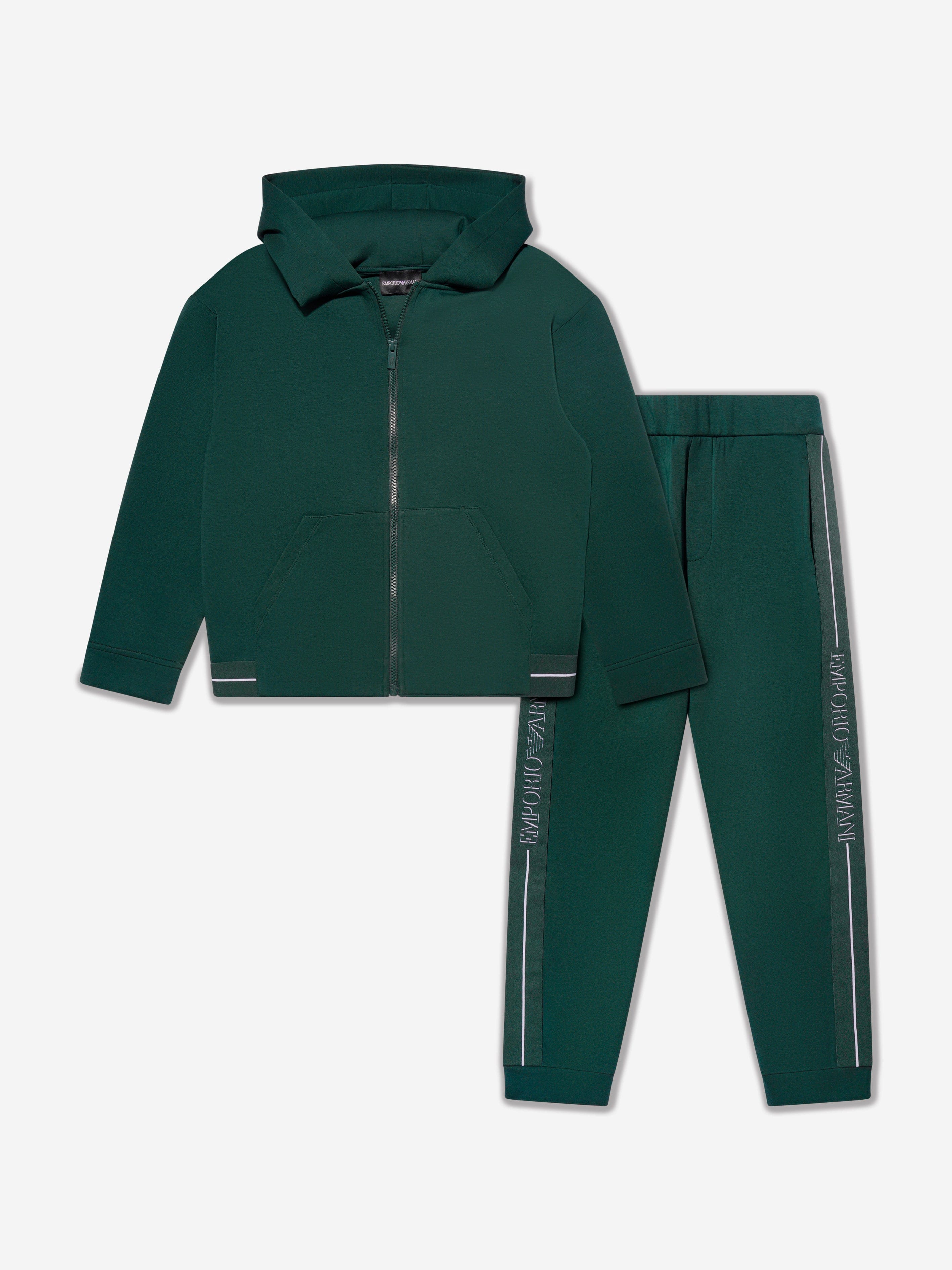 Armani tracksuit clearance green