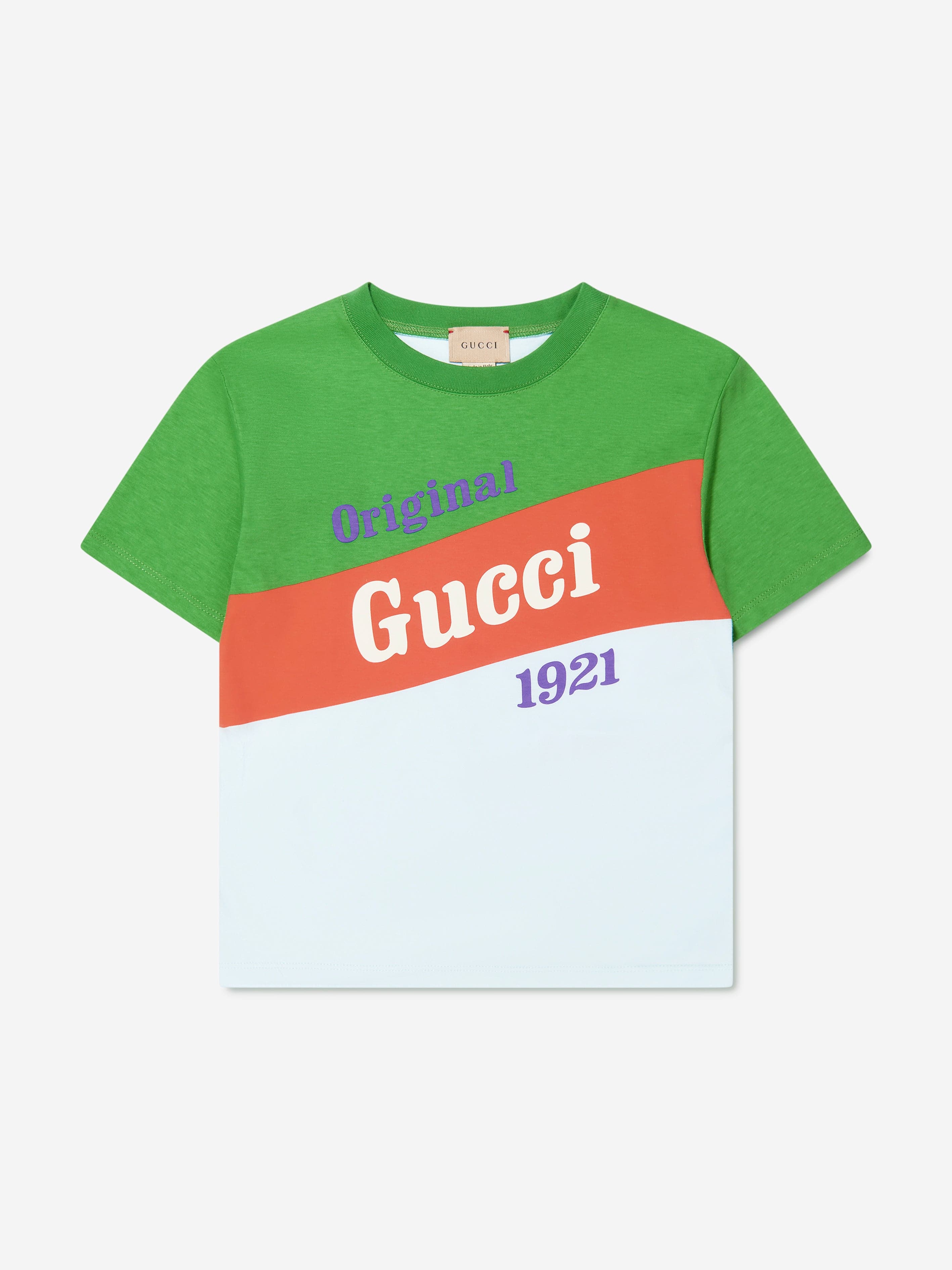 Kids Logo Print T-Shirt in Green