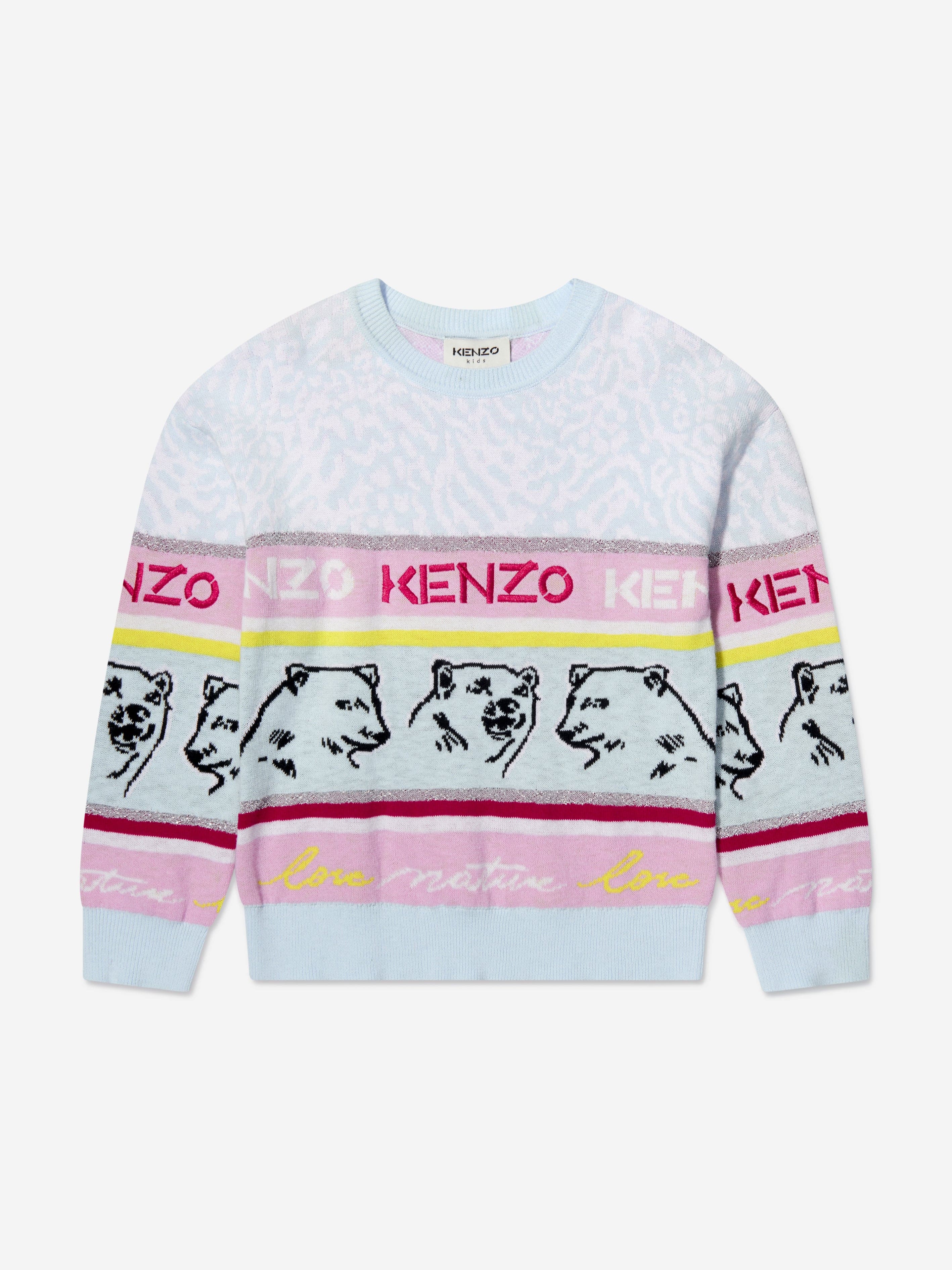 Grey clearance and pink kenzo jumper