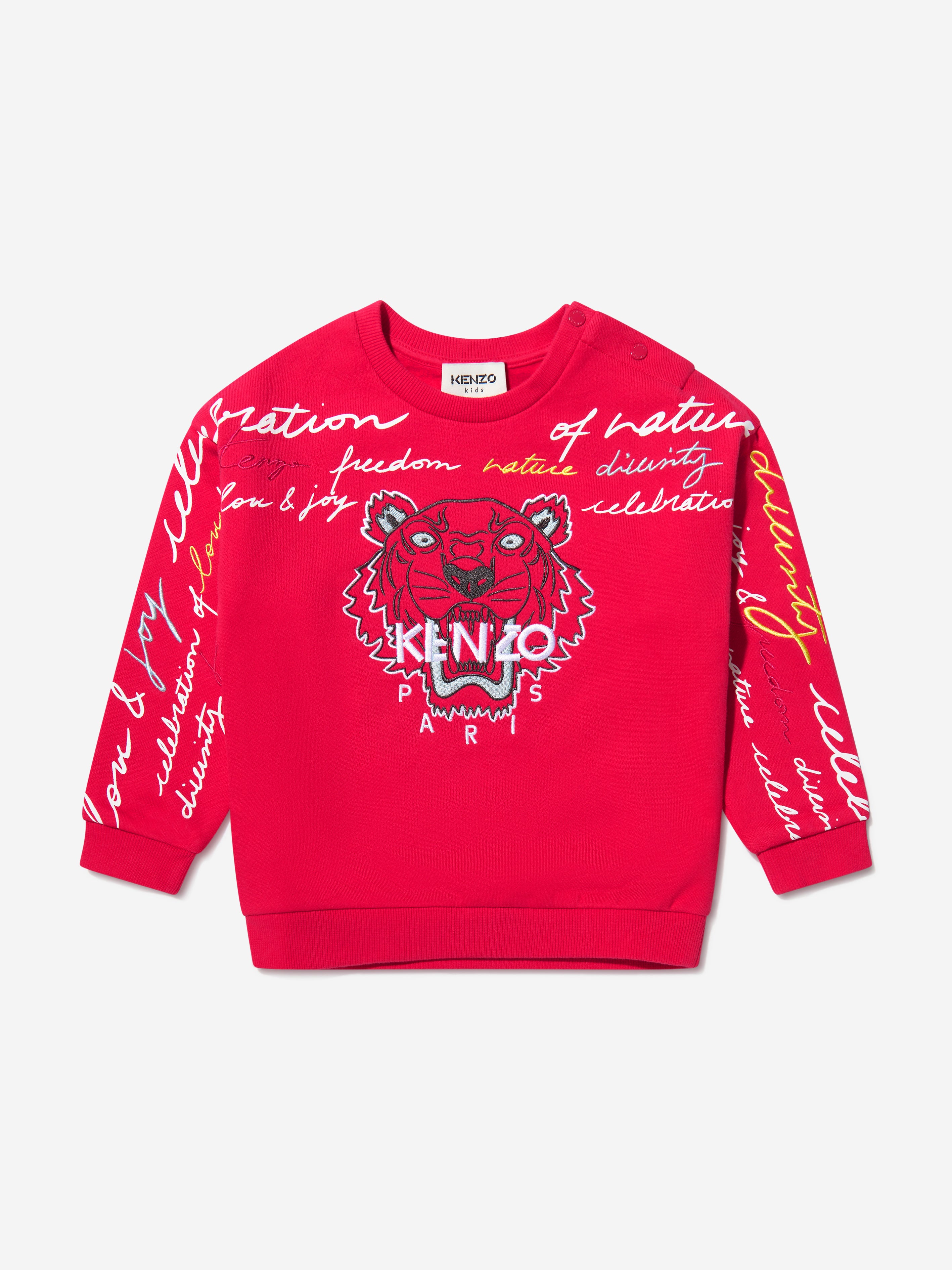 KENZO KIDS Baby Girls Embroidered Tiger Sweatshirt | Childsplay