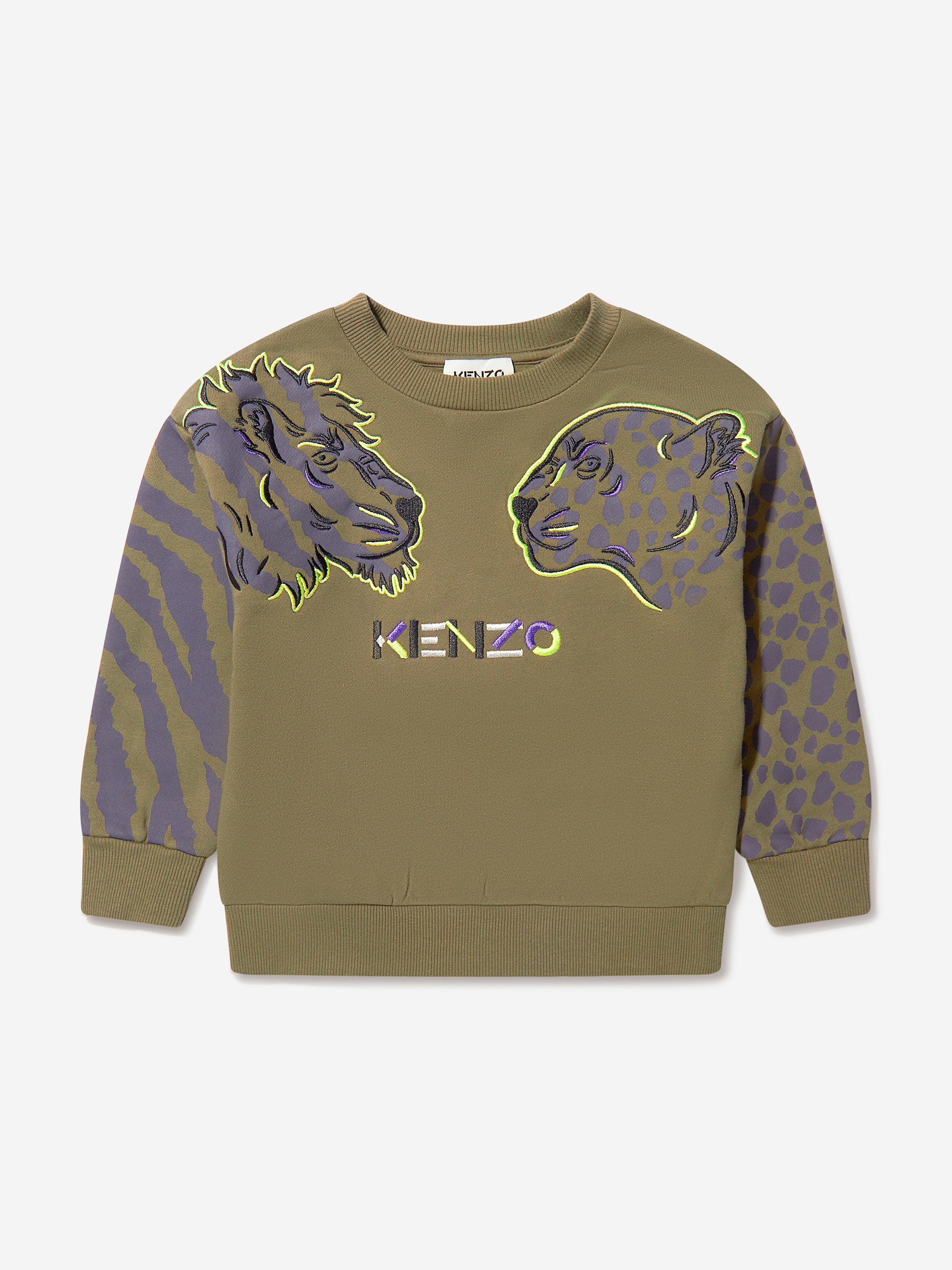 Kenzo kids tiger on sale sweatshirt