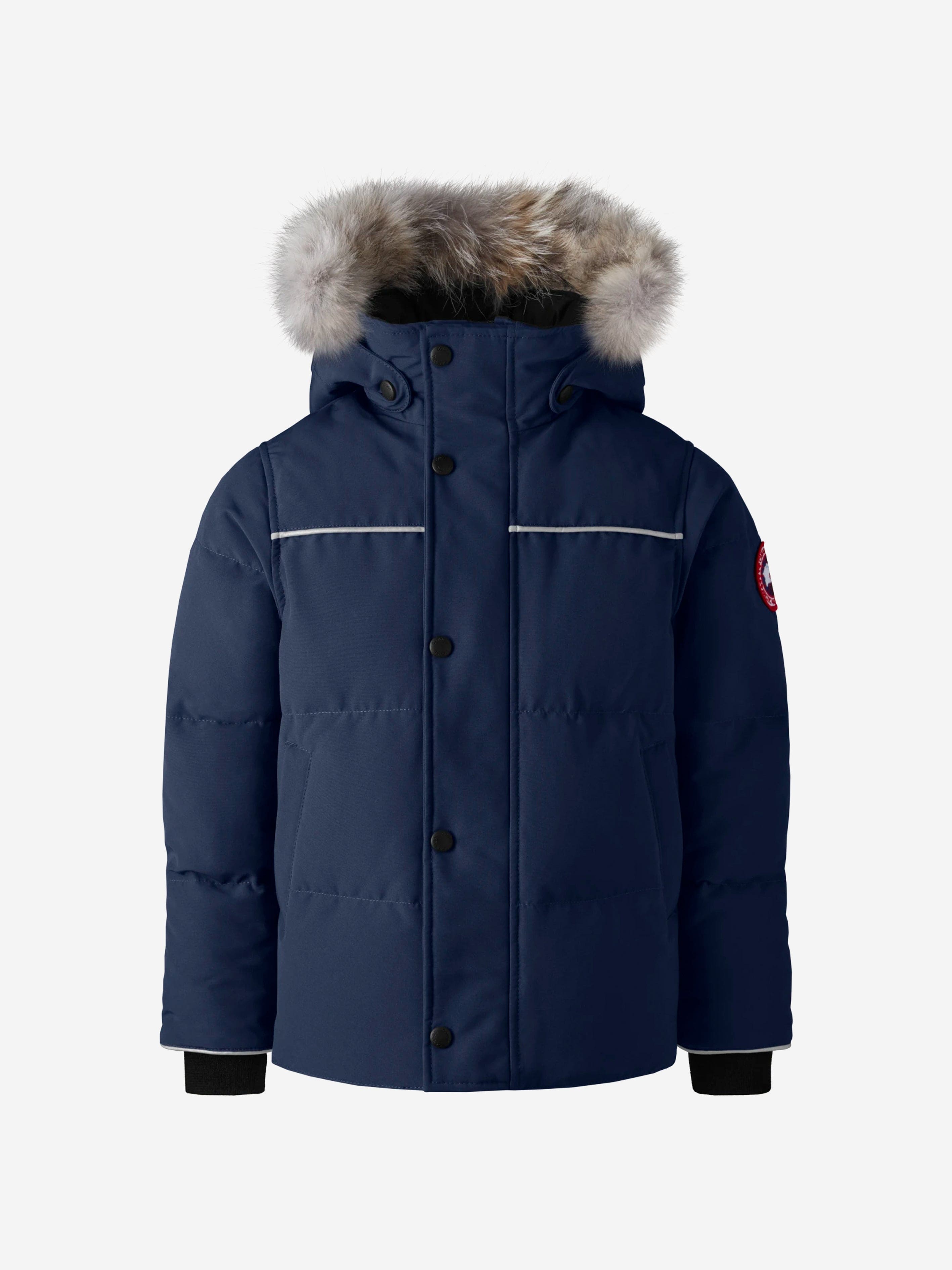 Snowy store owl parka