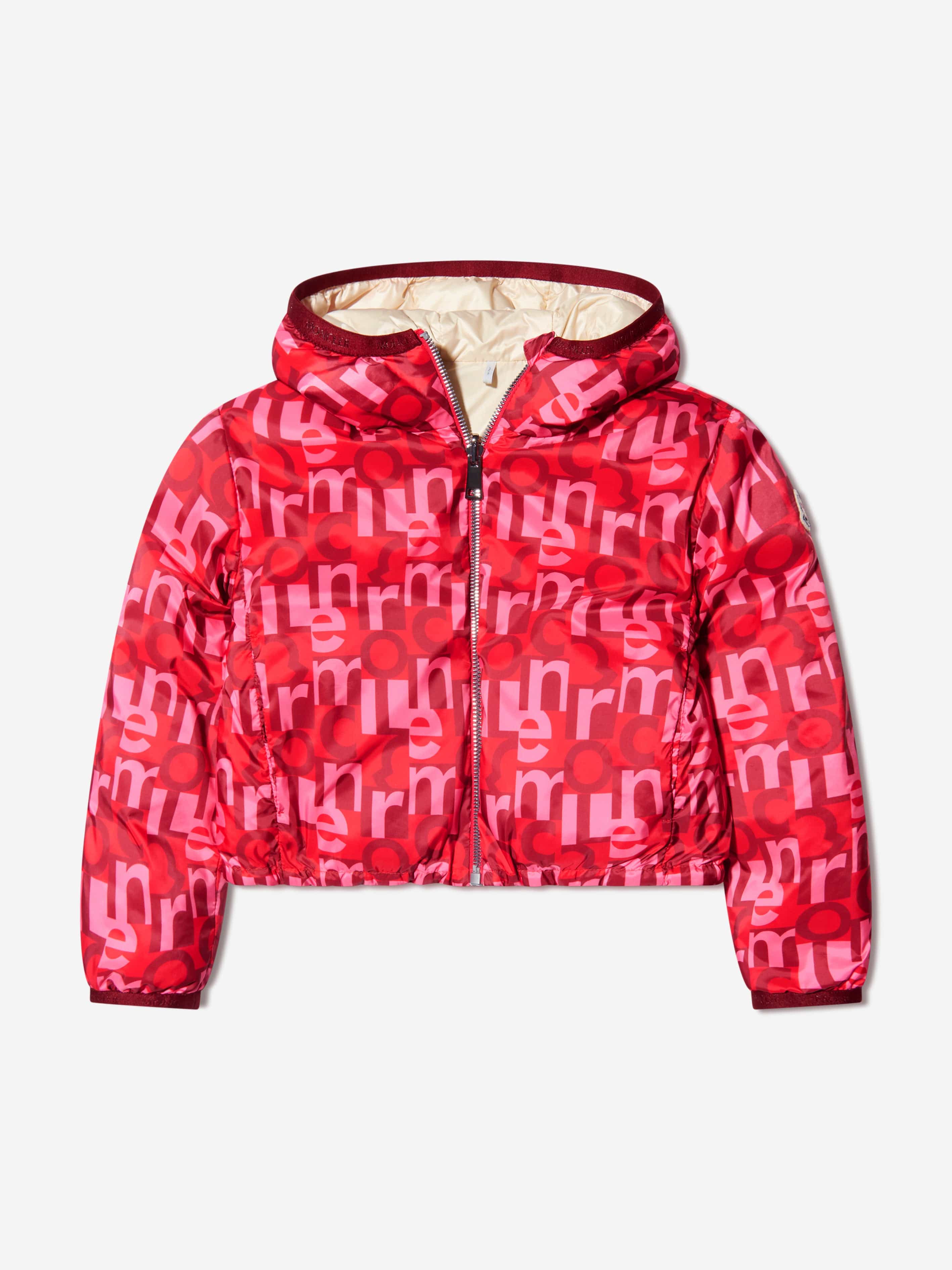 Moncler jacket red inside online