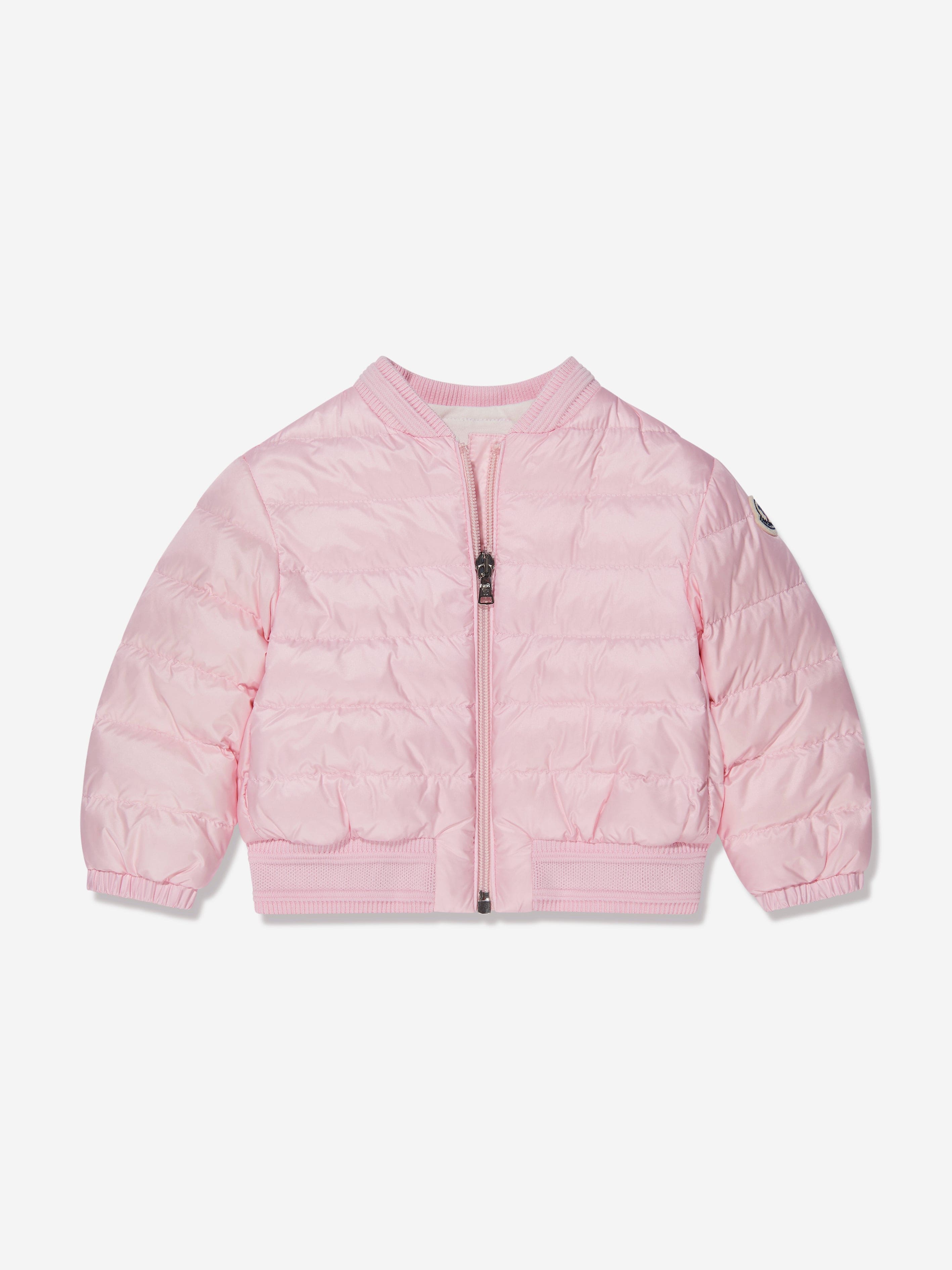 Baby pink moncler top coat