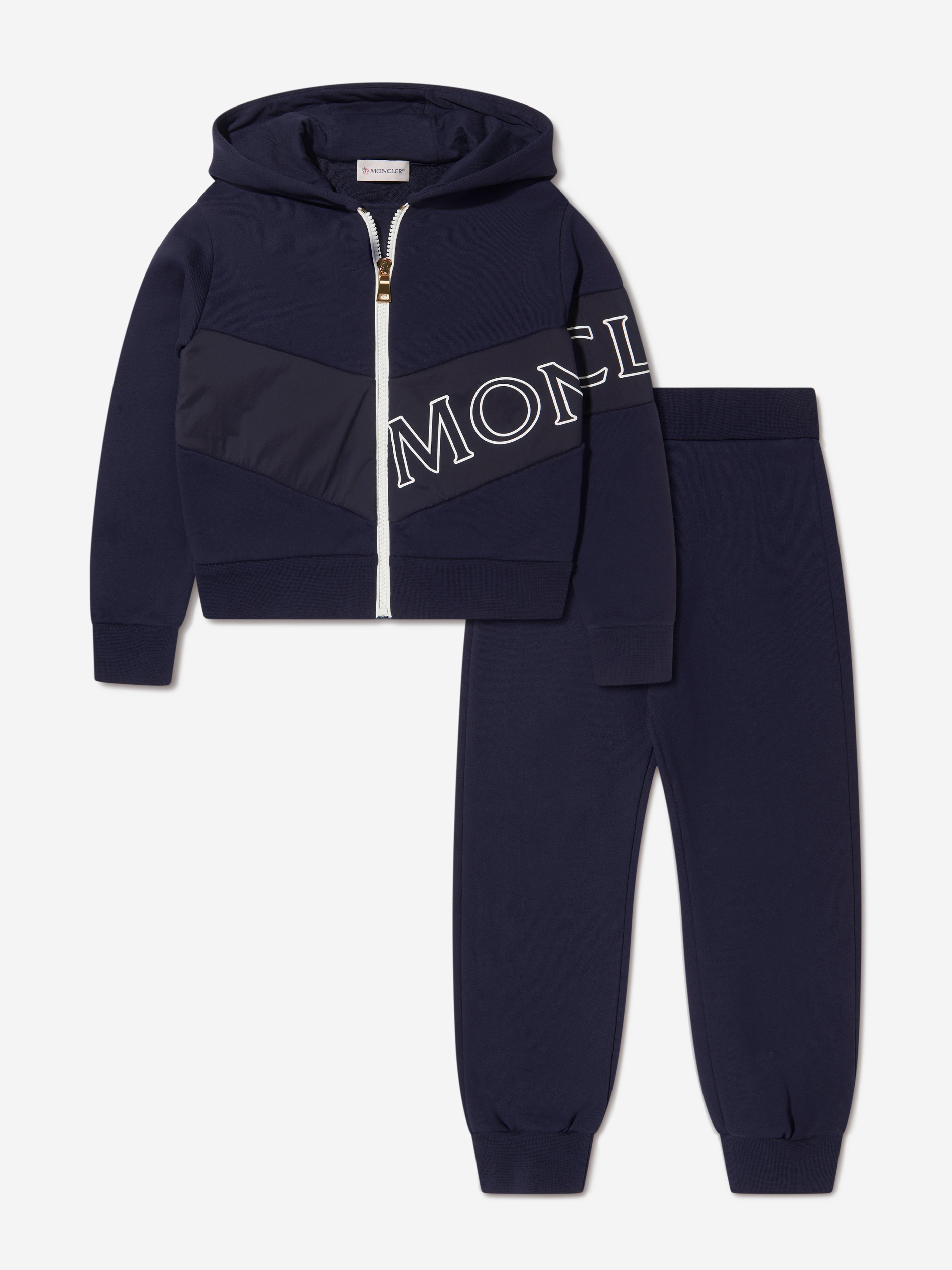 Blue moncler discount tracksuit