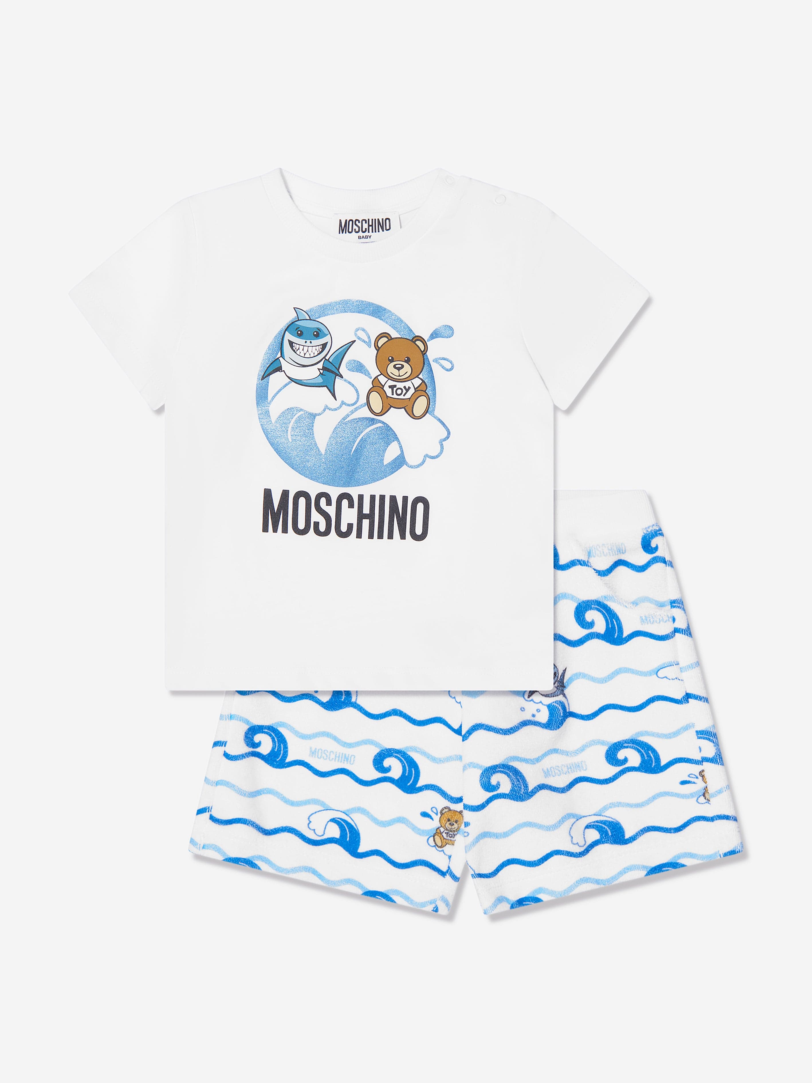 Moschino T-shirt & Shorts Summer selling Set size 12-18 months