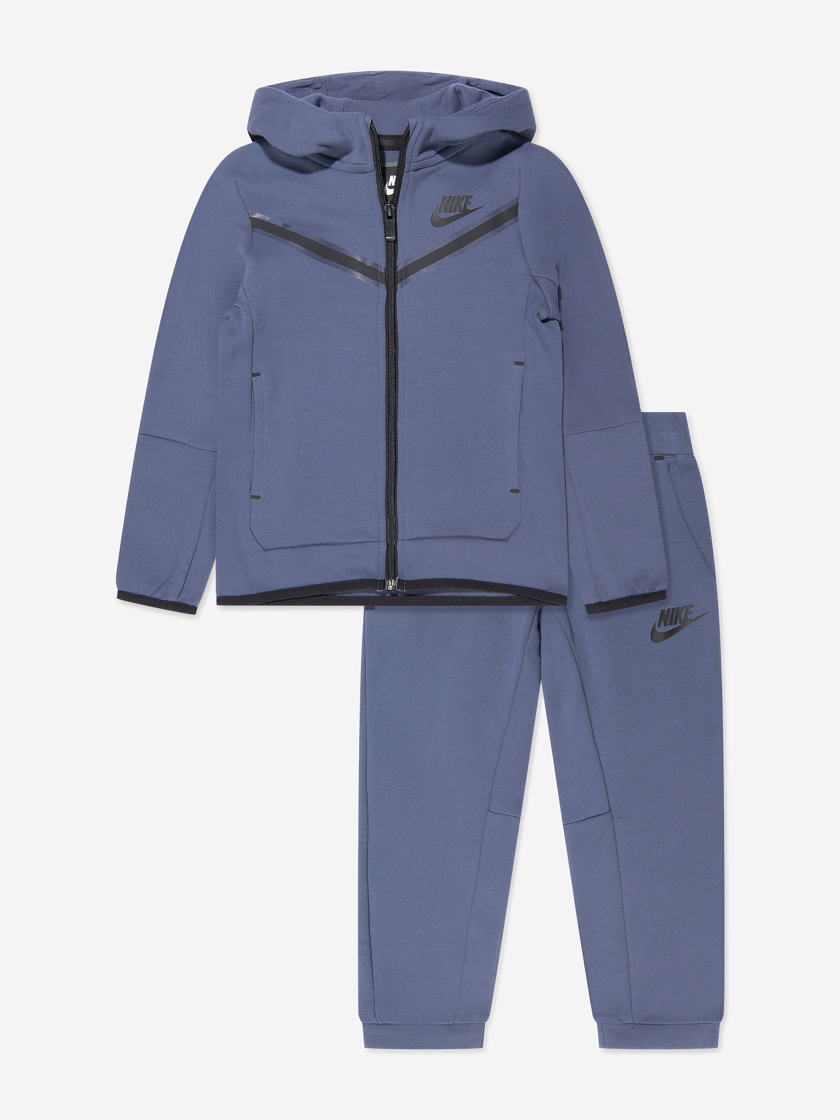 Nike tech blue outlet tracksuit