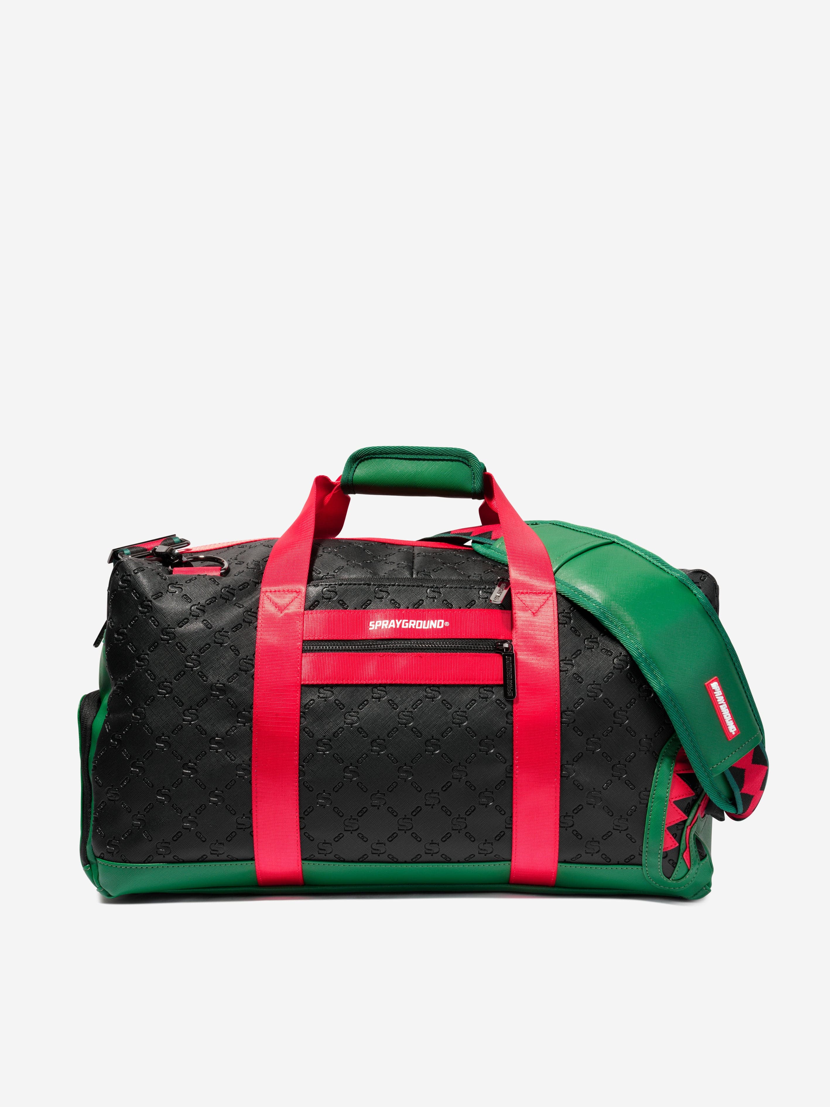 Red gucci hot sale duffle bag