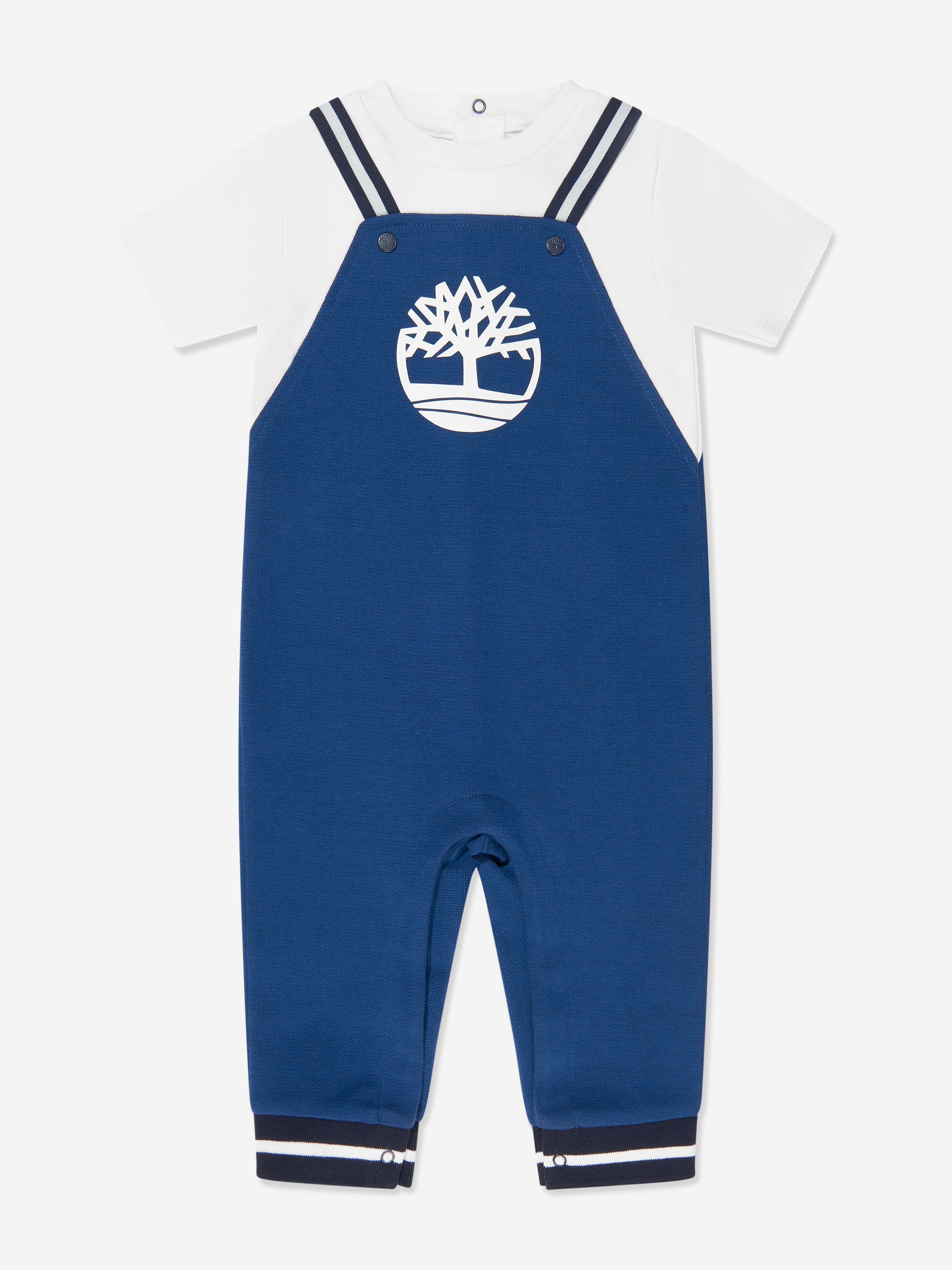 Baby Boys 2 in 1 Effect Romper in Blue | Childsplay Clothing