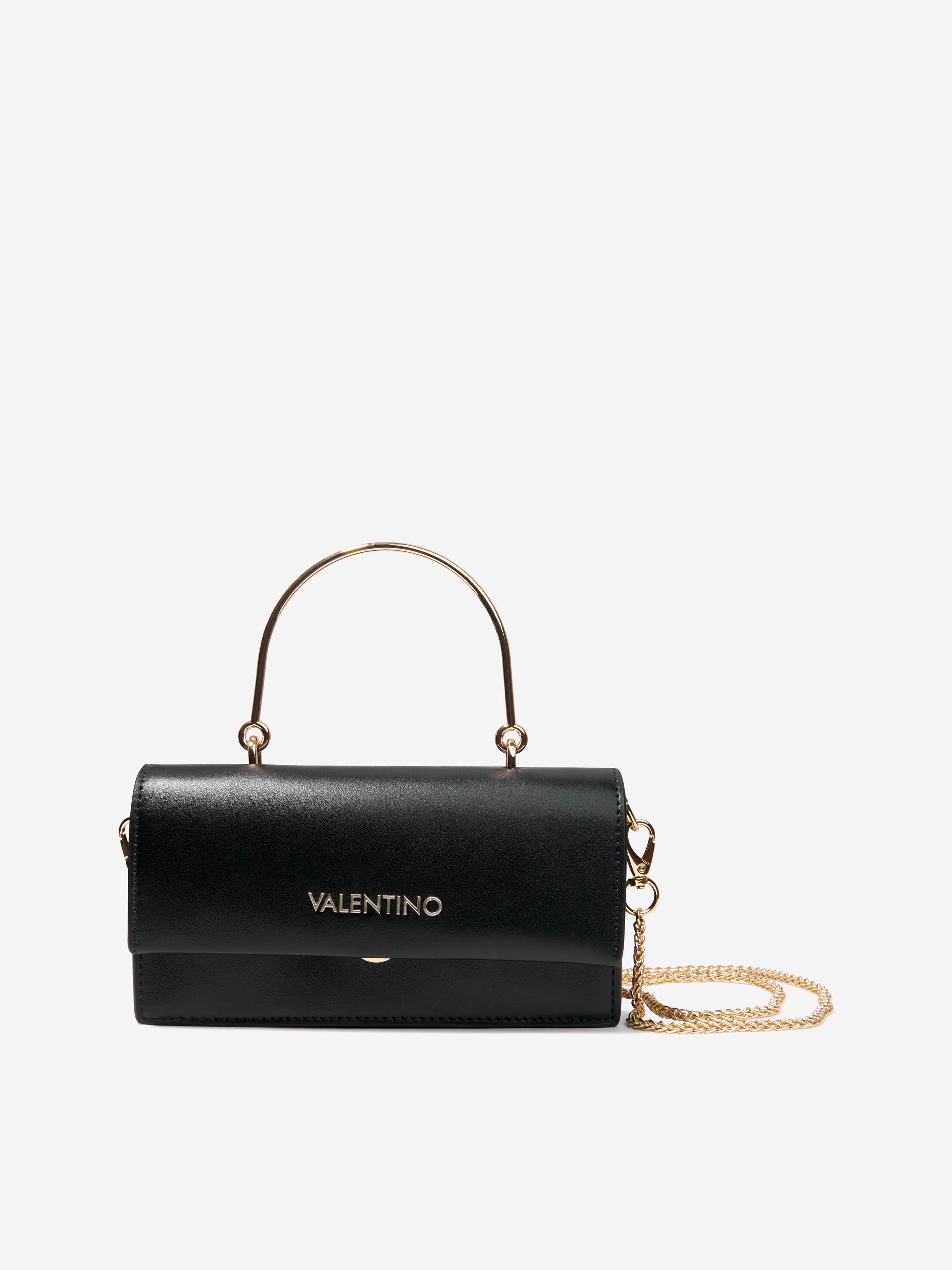 Divina Black Metallic Pebbled Pochette Bag