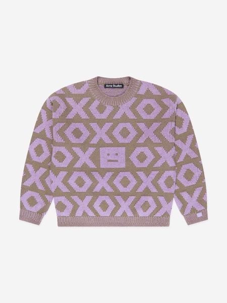 Mini Kozu XOXO Sweater in Beige - Acne Studios Kids