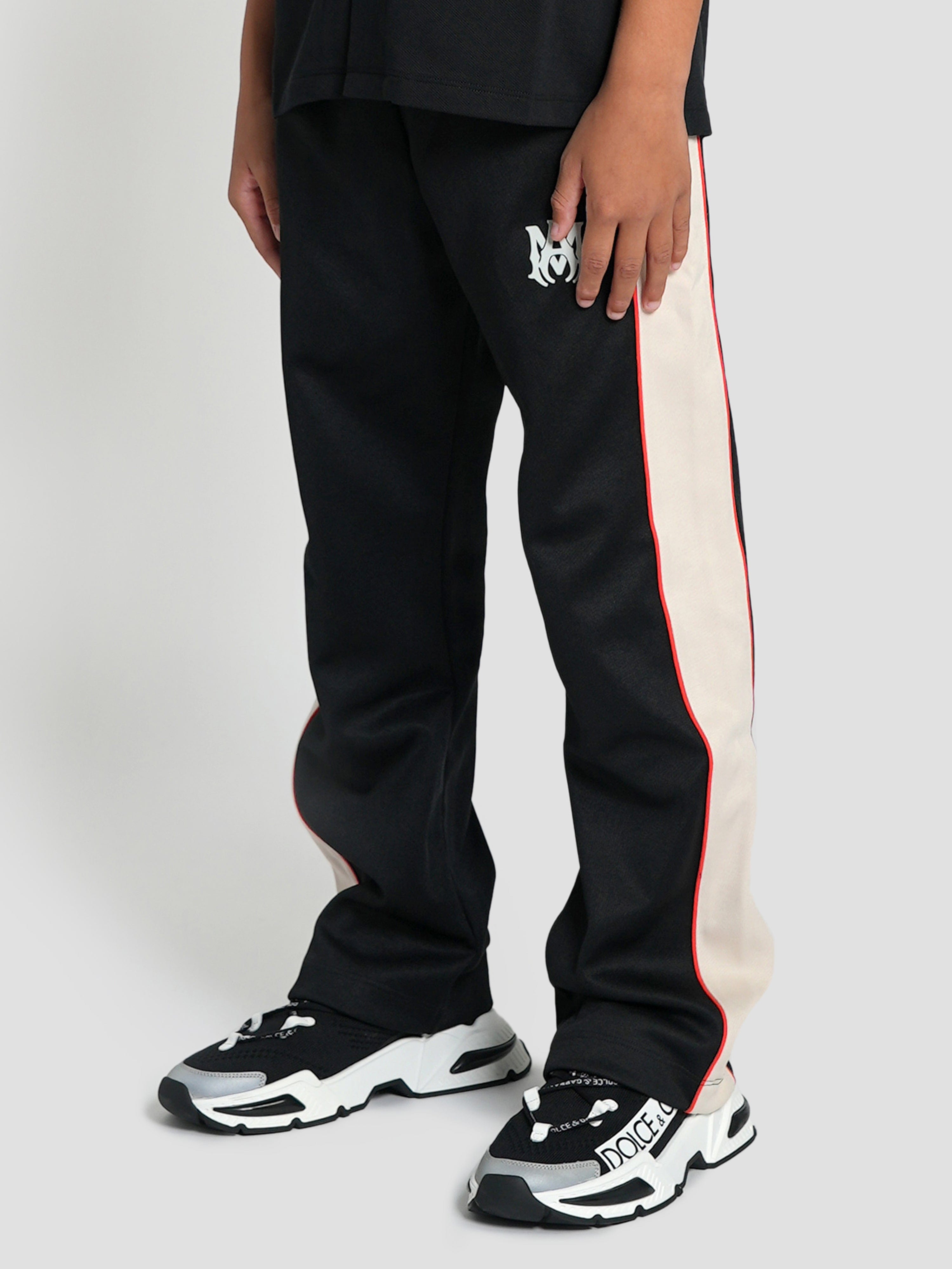 Amiri Kids MA Track Pants in Black