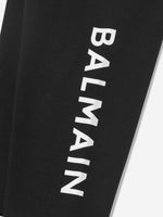 Balmain Baby Black Side Logo Leggings Balmain