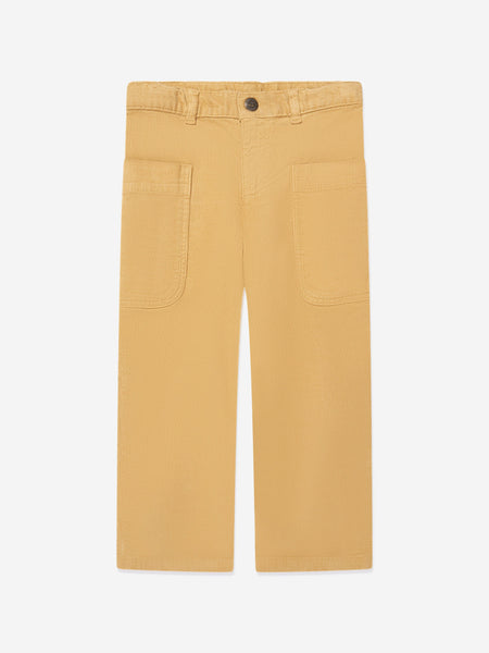 Bonpoint Child Looping Pants Yellow Gold