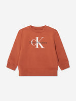 Calvin Klein Jeans, MONOGRAM GRADIENT SWEATER, Kids, Auburn Gan
