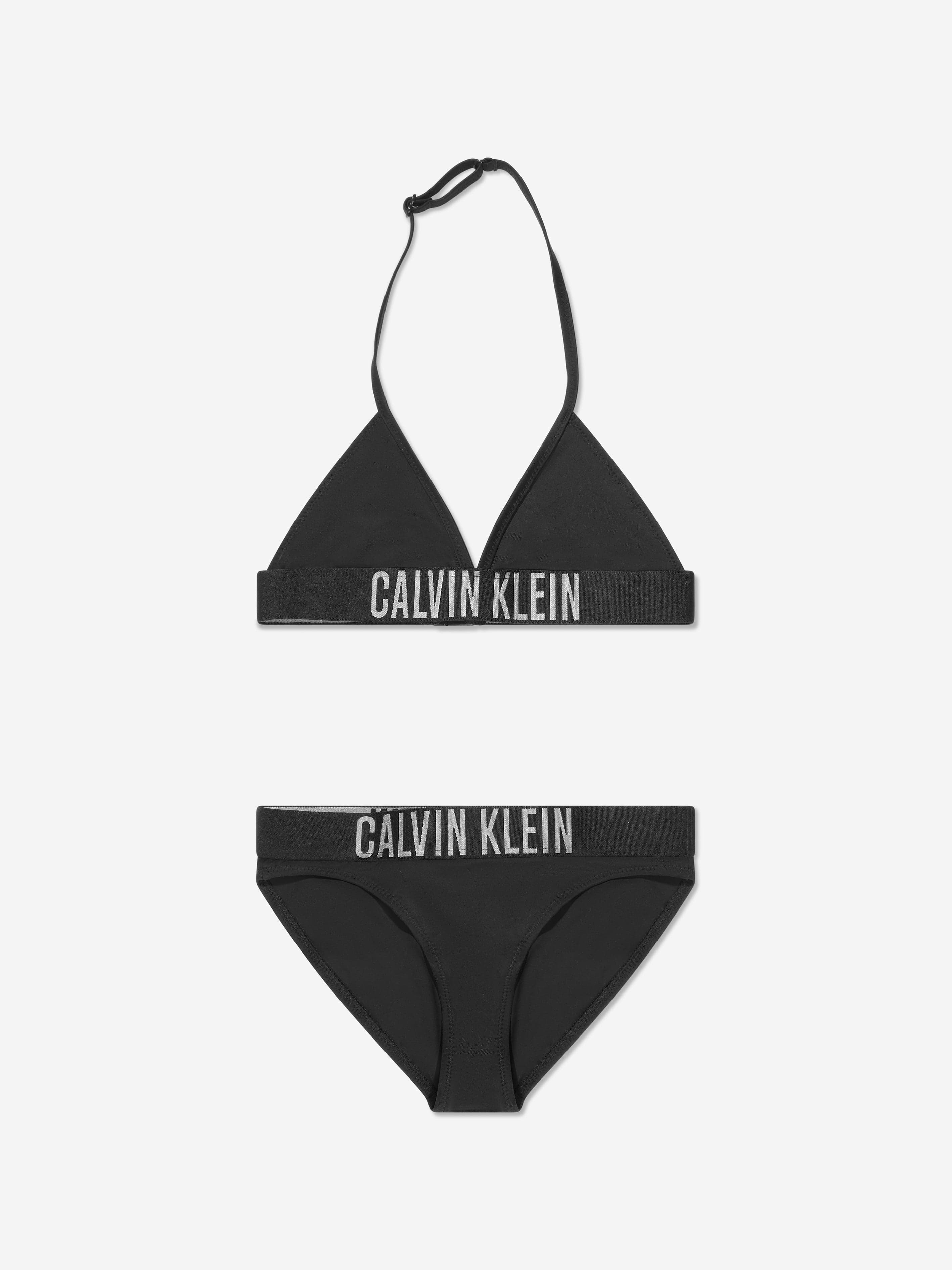 Girls Triangle Bikini in Black | Childsplay Clothing