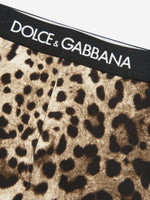 Dolce & Gabbana - Girls Brown Leopard Print Leggings