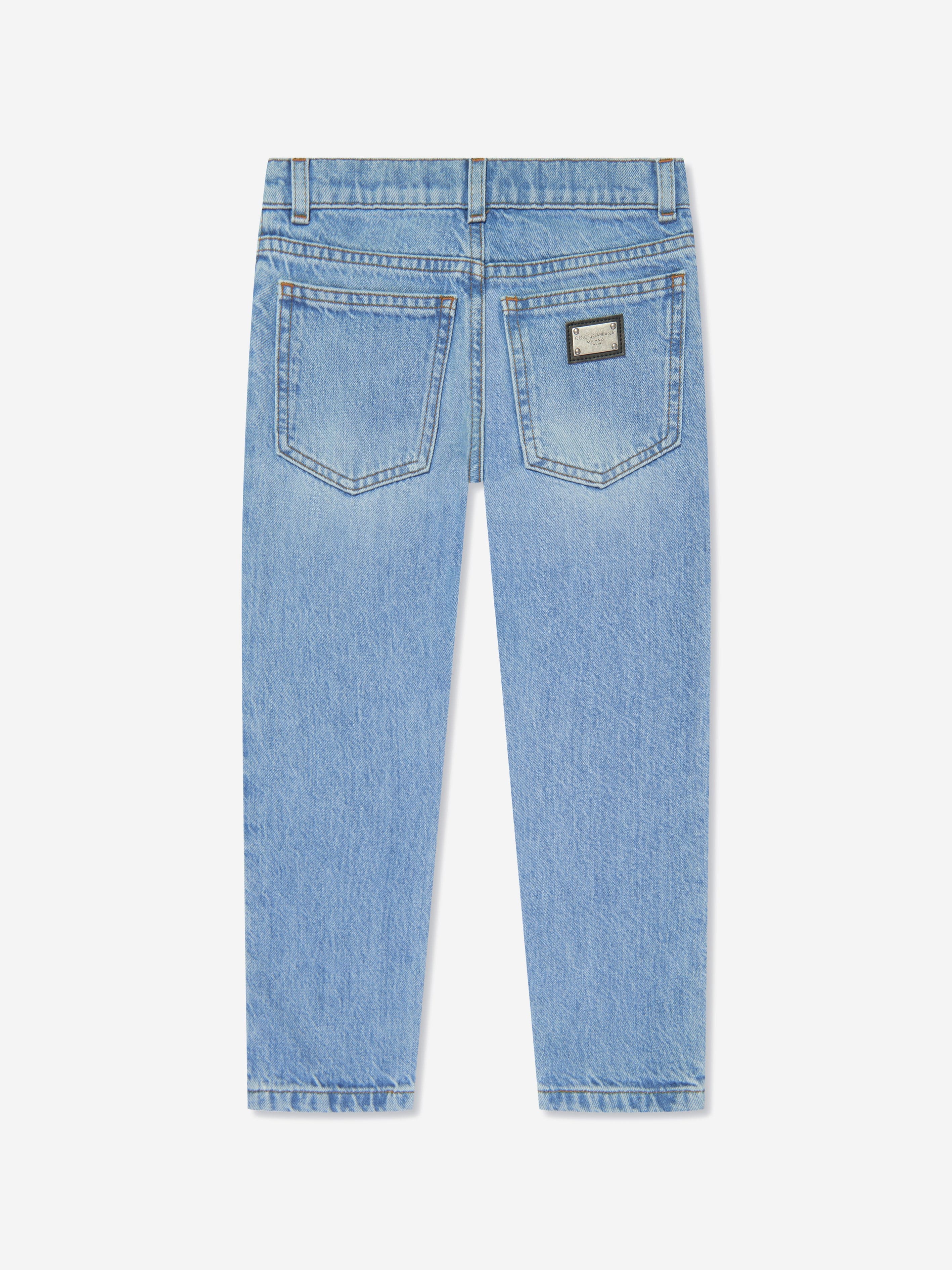 Dolc & Gabbana Blue Light good Washed Jeans Denim