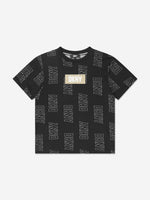 DKNY children's t-shirt with decomposed logo - DKNY - Pellecchia Store