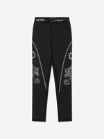 Girls Sports Leggings, Black & White