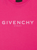 Givenchy Girls Pink Cotton T-Shirt