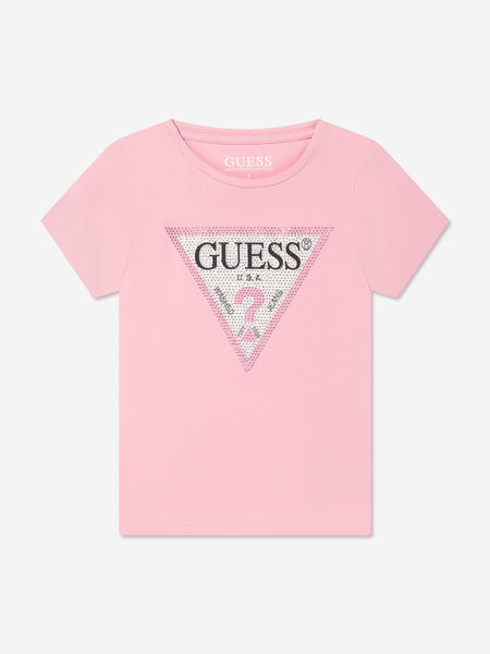 Guess t sale shirt pink