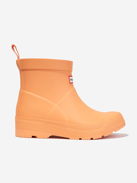 hunter rain boots orange