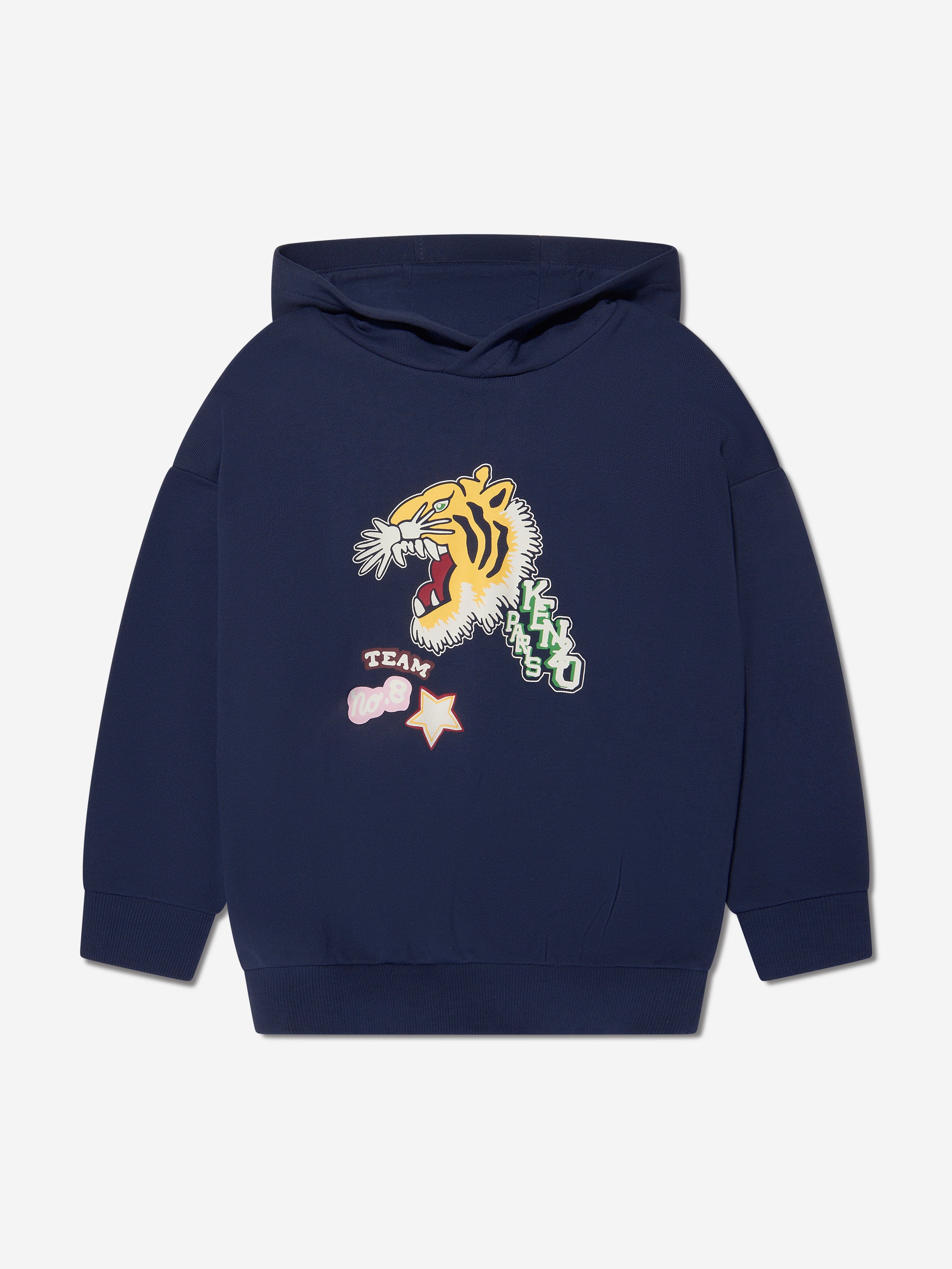 Girls Logo Hoodie in Navy | Childsplay Clothing