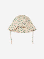Baby Girls Floral Cille Bonnet in Ivory