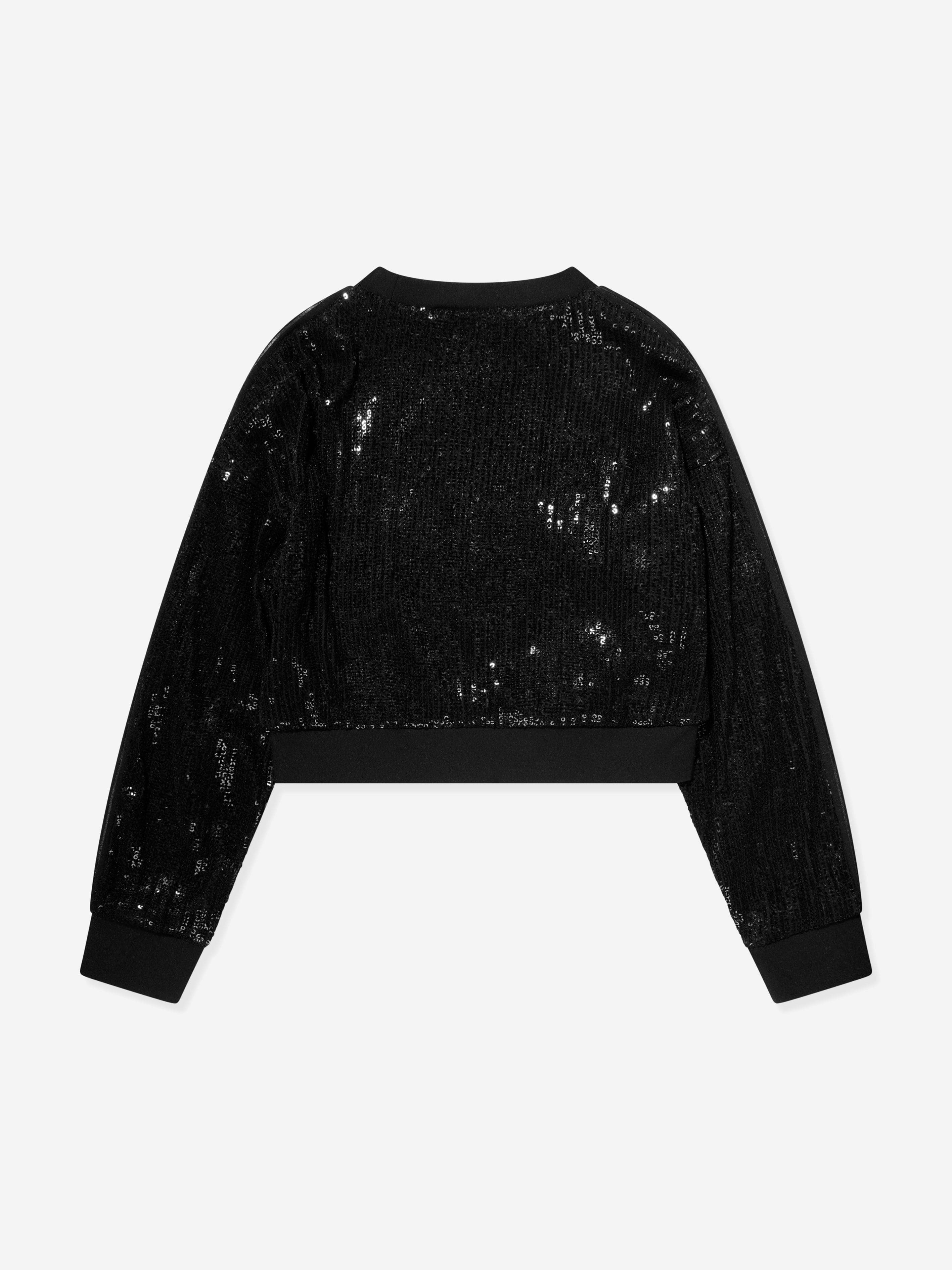 Black discount sequin sweatshirt