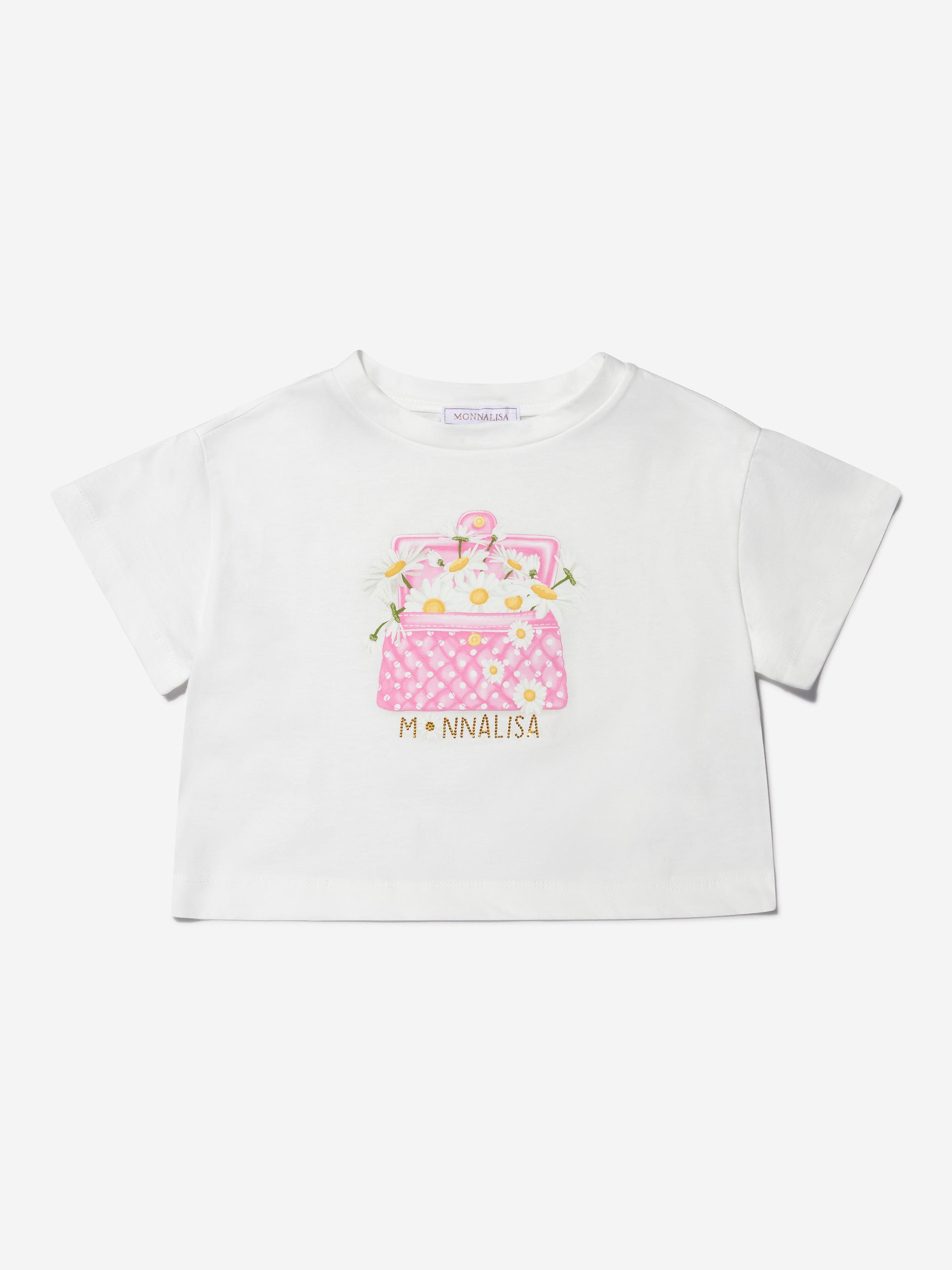 Monnalisa Tweety-print cotton T-shirt - White