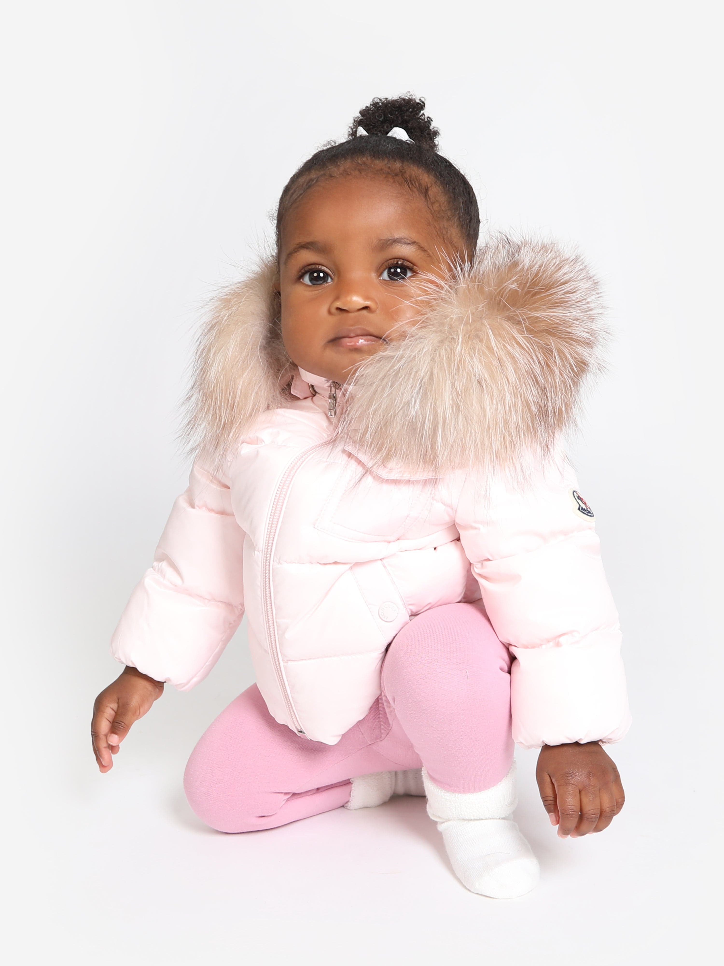 Moncler baby shops coat with fur