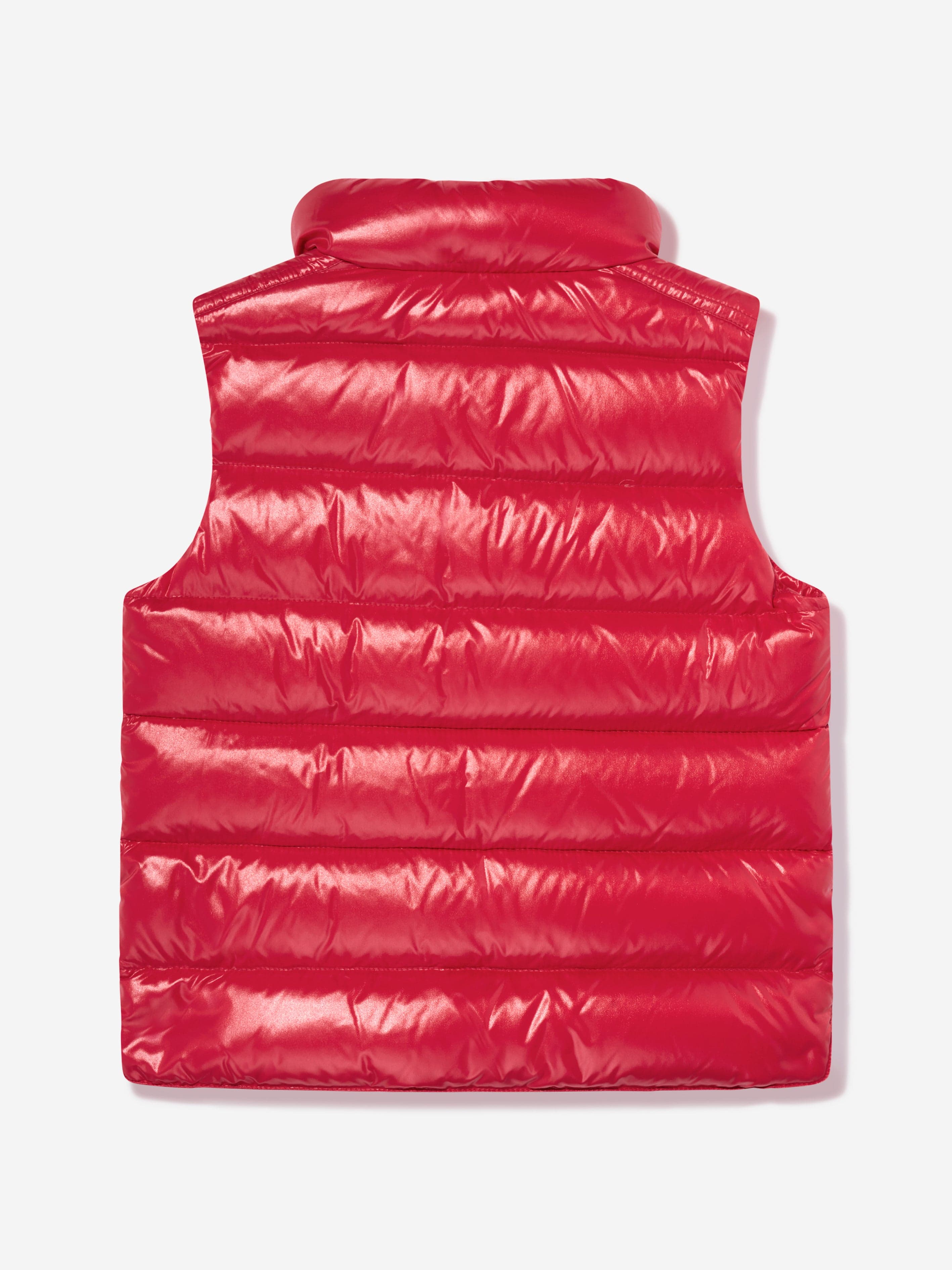 Moncler Enfant Boys Down Padded Tib Gilet in Red Childsplay Clothing