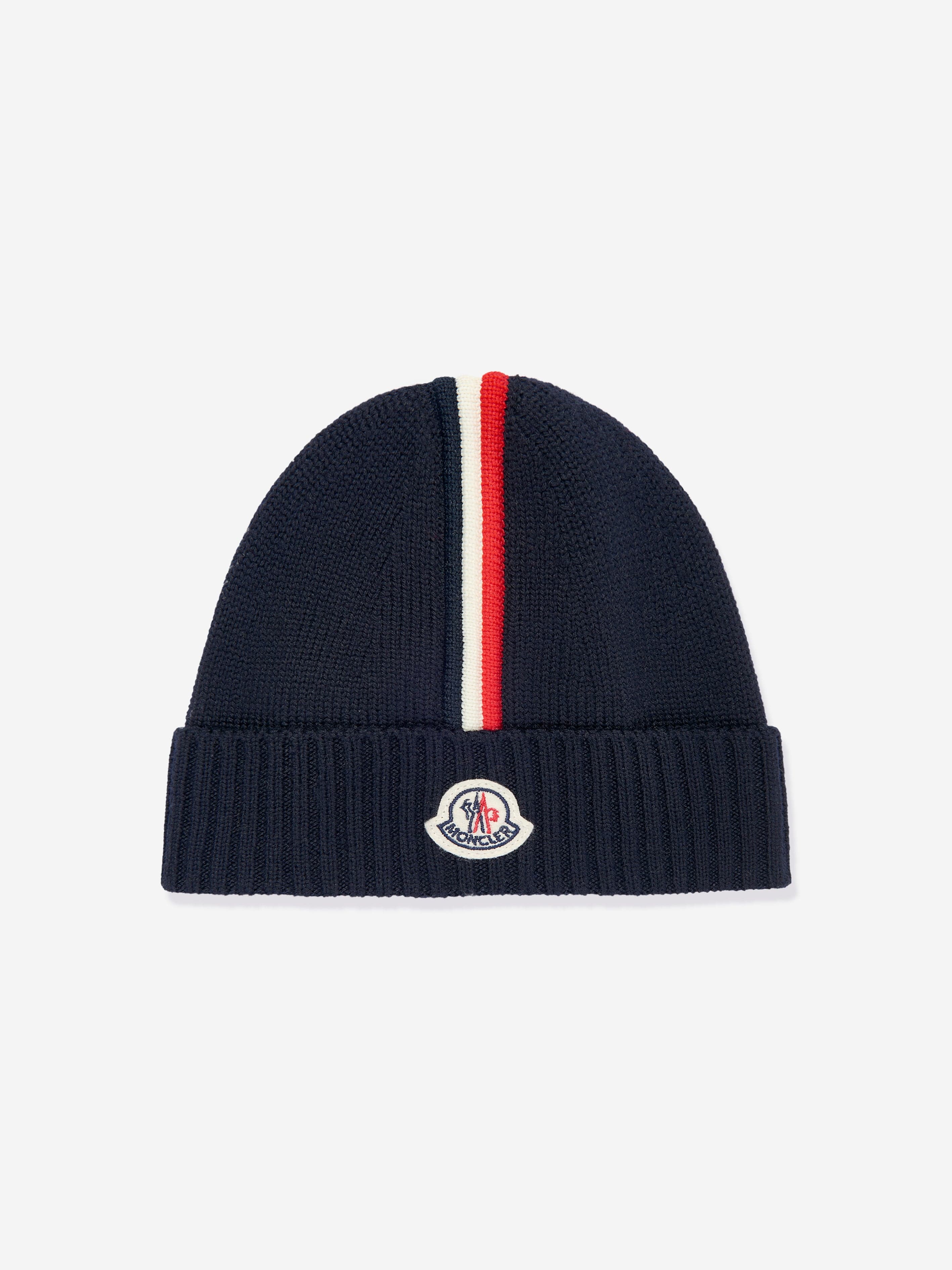 Navy Blue Moncler outlet Beanie