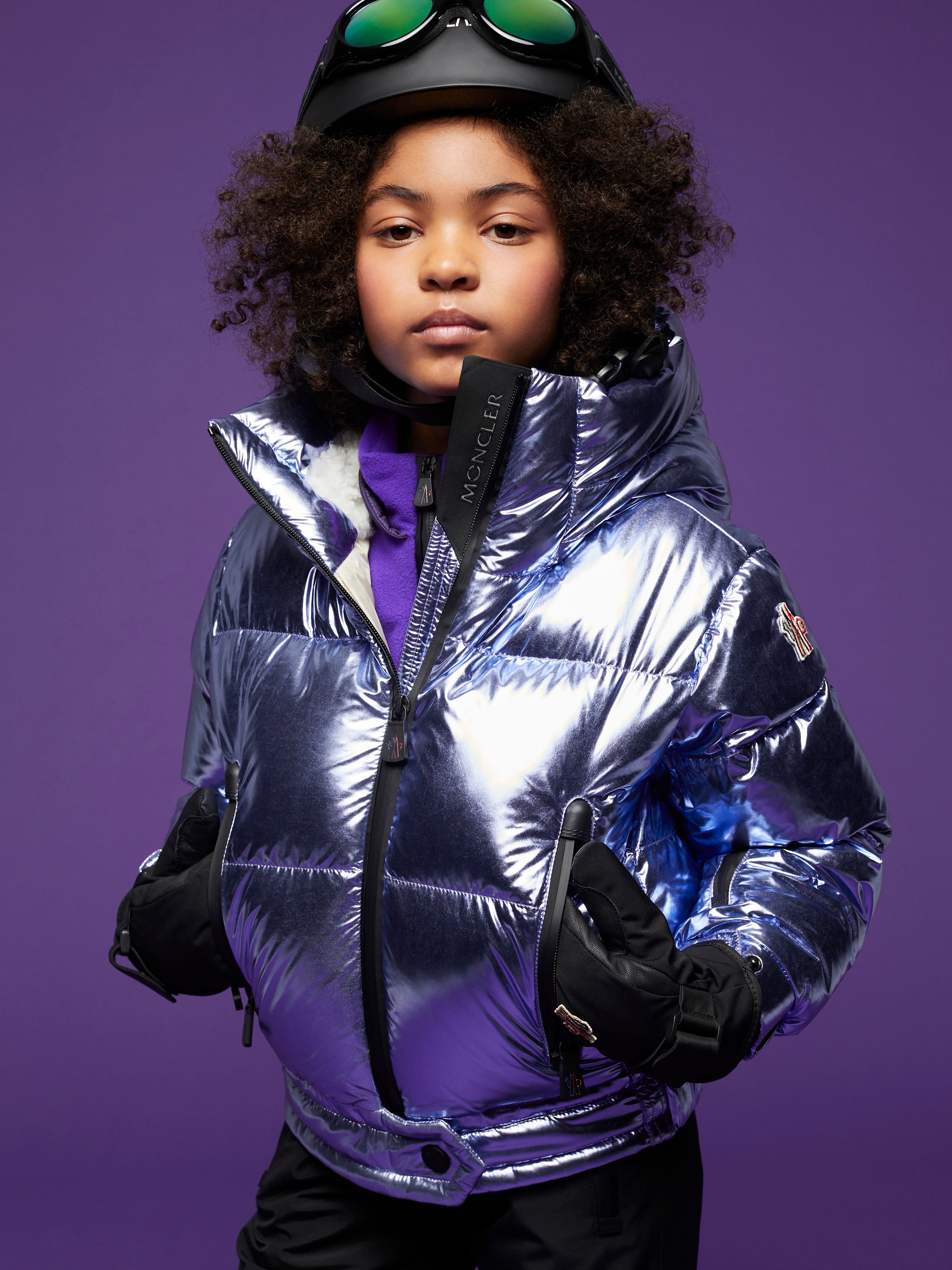 Moncler Enfant Moncler Grenoble Girls Down Padded Violette Jacket in P Childsplay Clothing