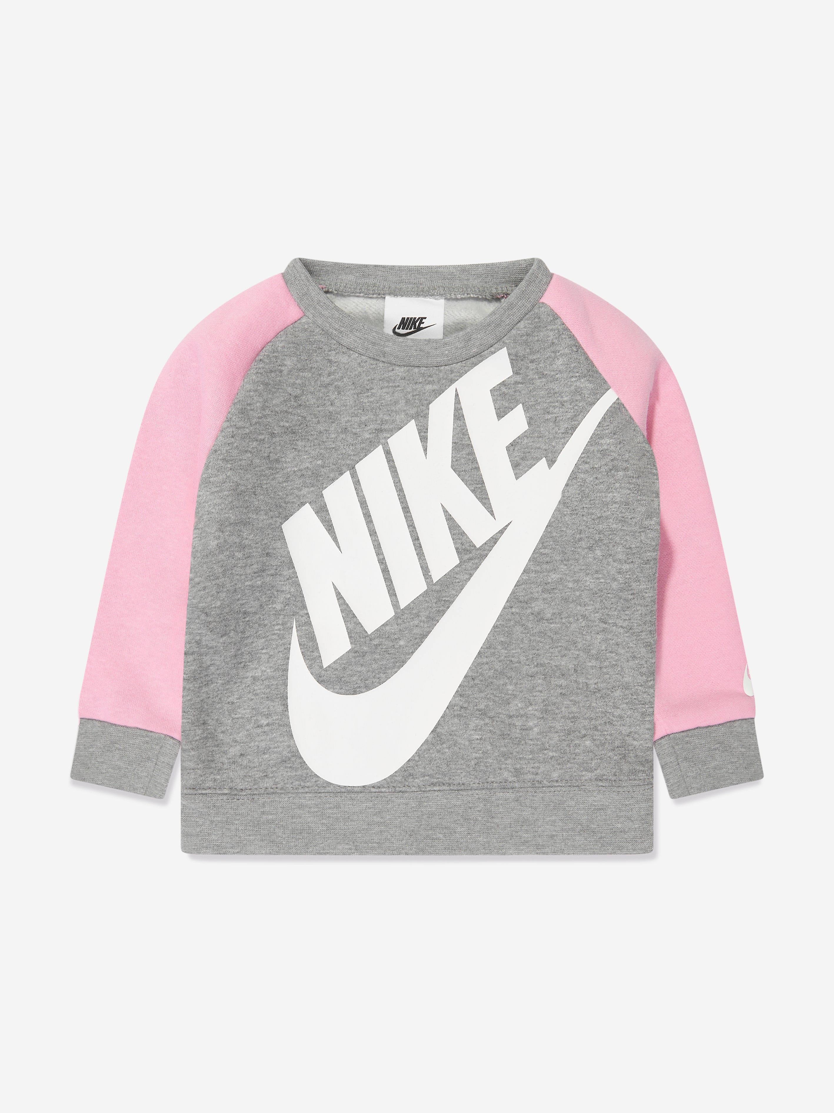 Girls nike best sale grey tracksuit