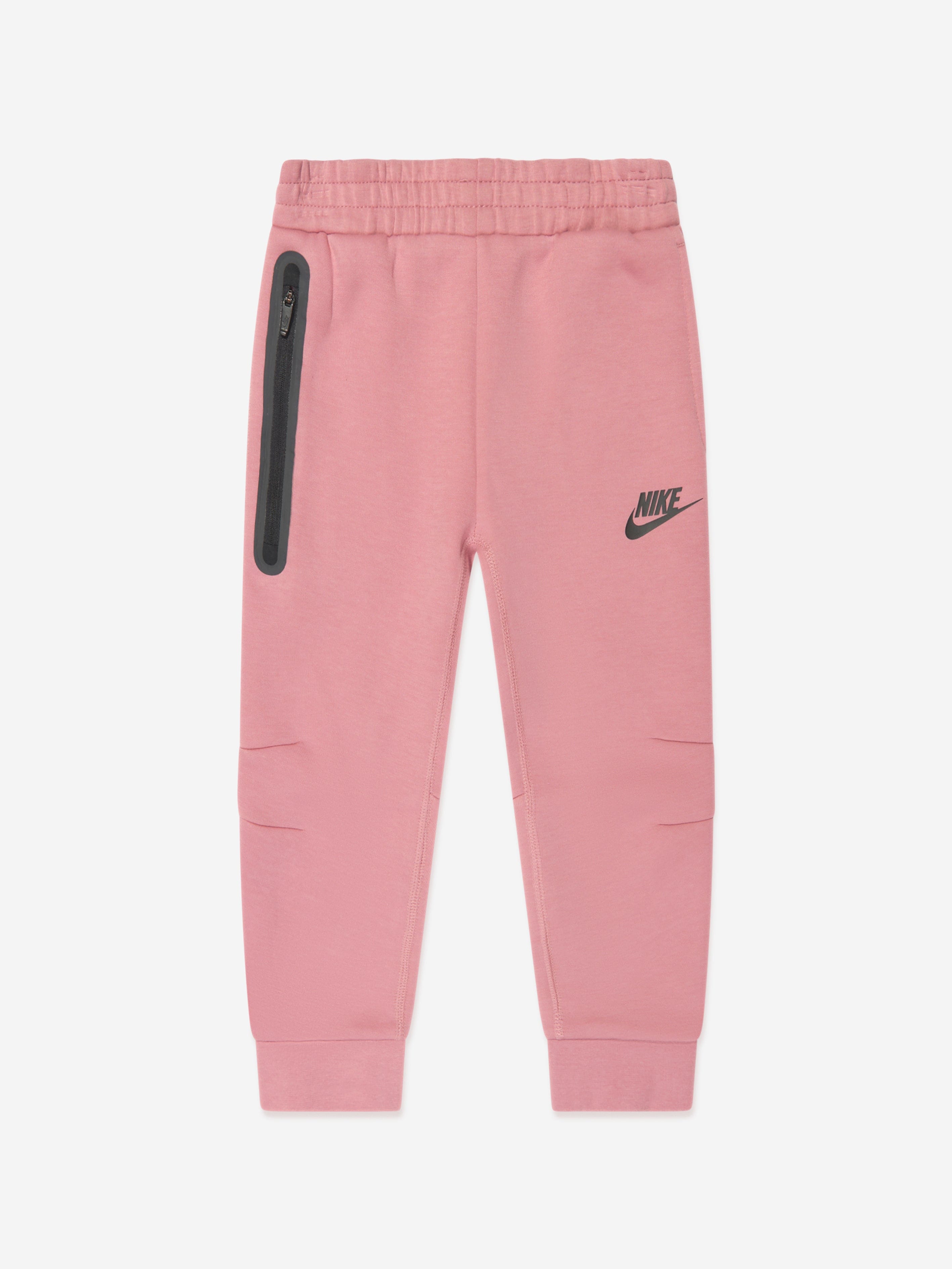 Nike Girls Tech Fleece Hooded Tracksuit in Pink | Childsplay Clothing