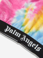 Girls AOP Tie Dye Cropped Hoodie in Multicolour