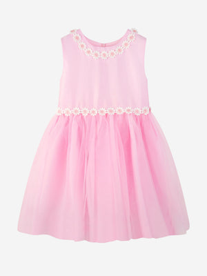 tulle daisy dress || pink