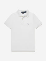 Ralph Lauren-Boys White Logo Polo Shirt