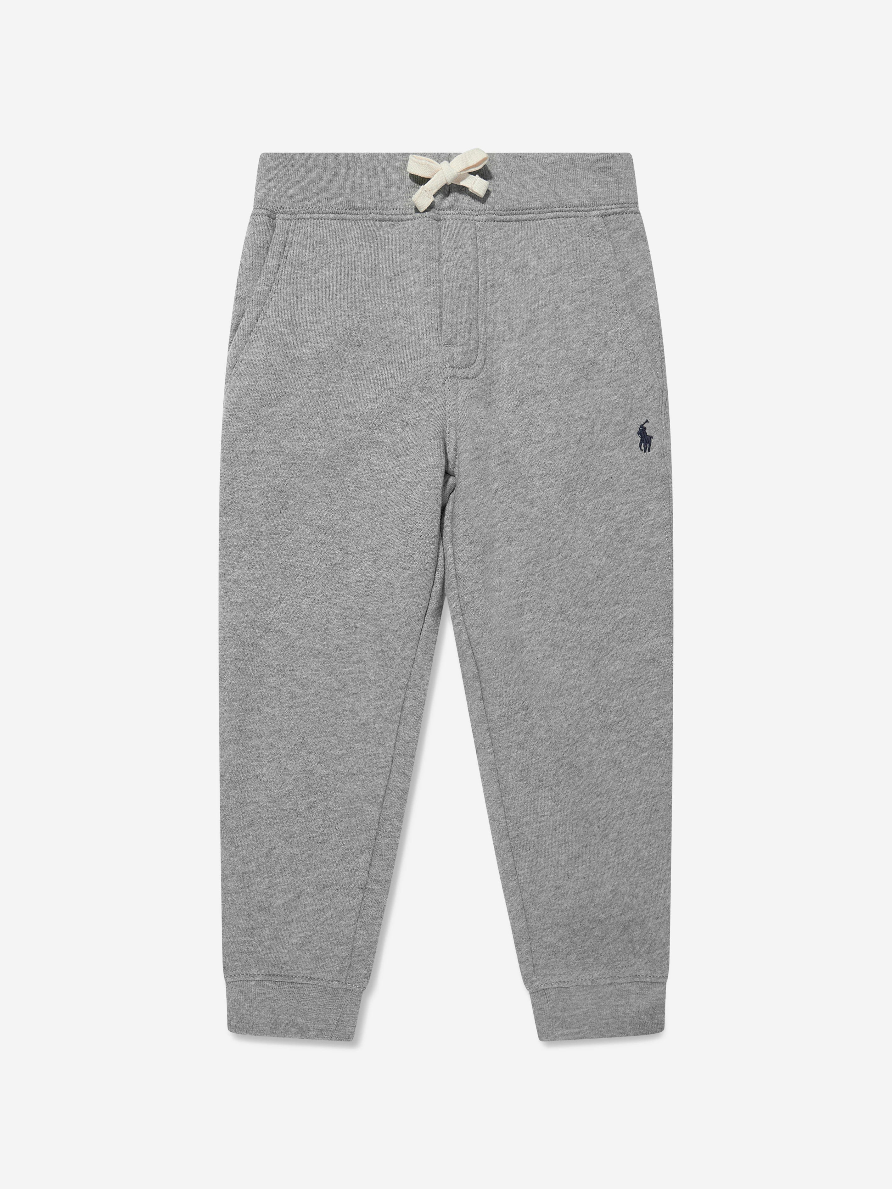 Ralph Lauren Boys Logo Joggers in Grey