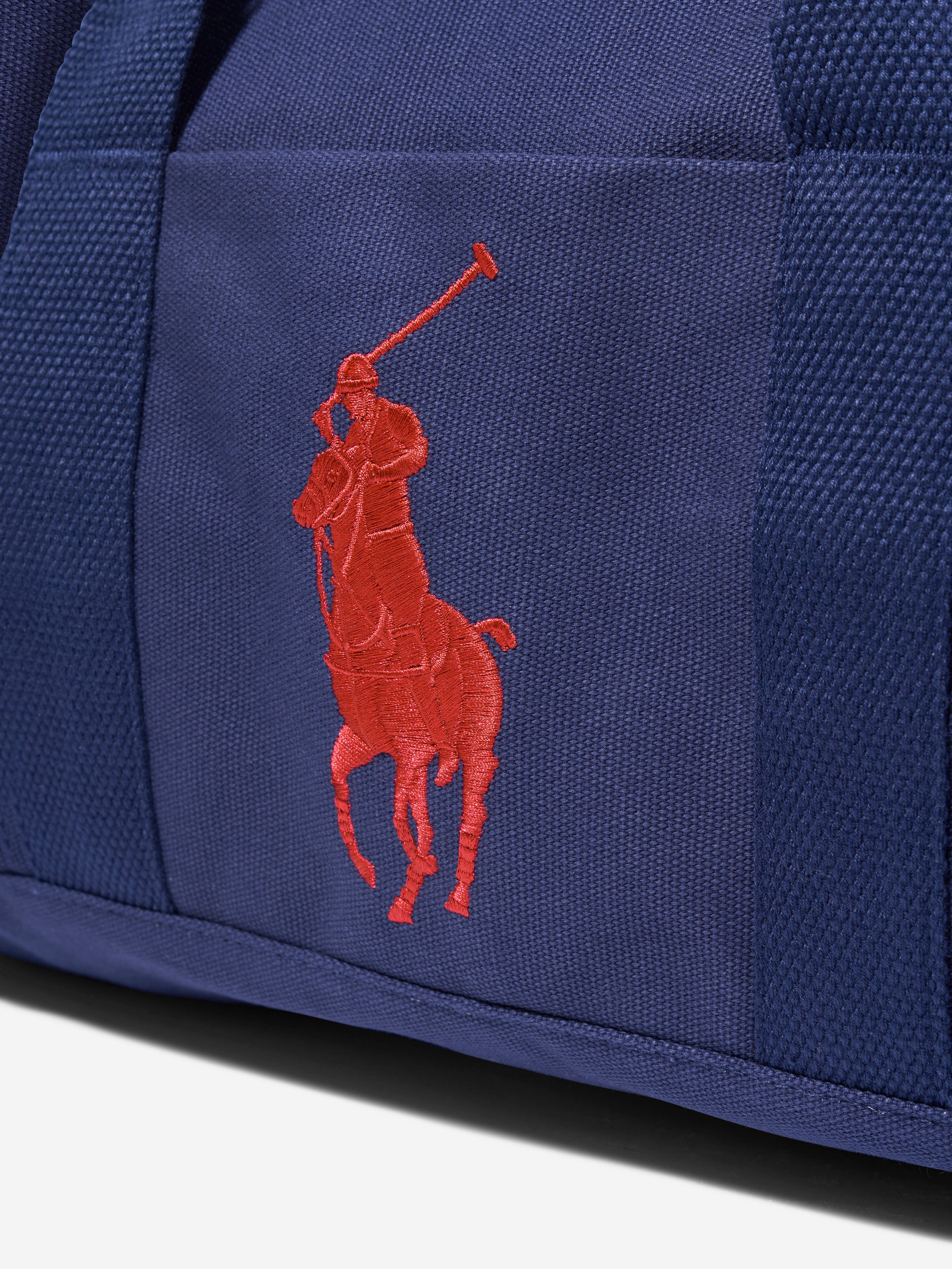 Polo Ralph Lauren oversized navy store canvas sport duffle