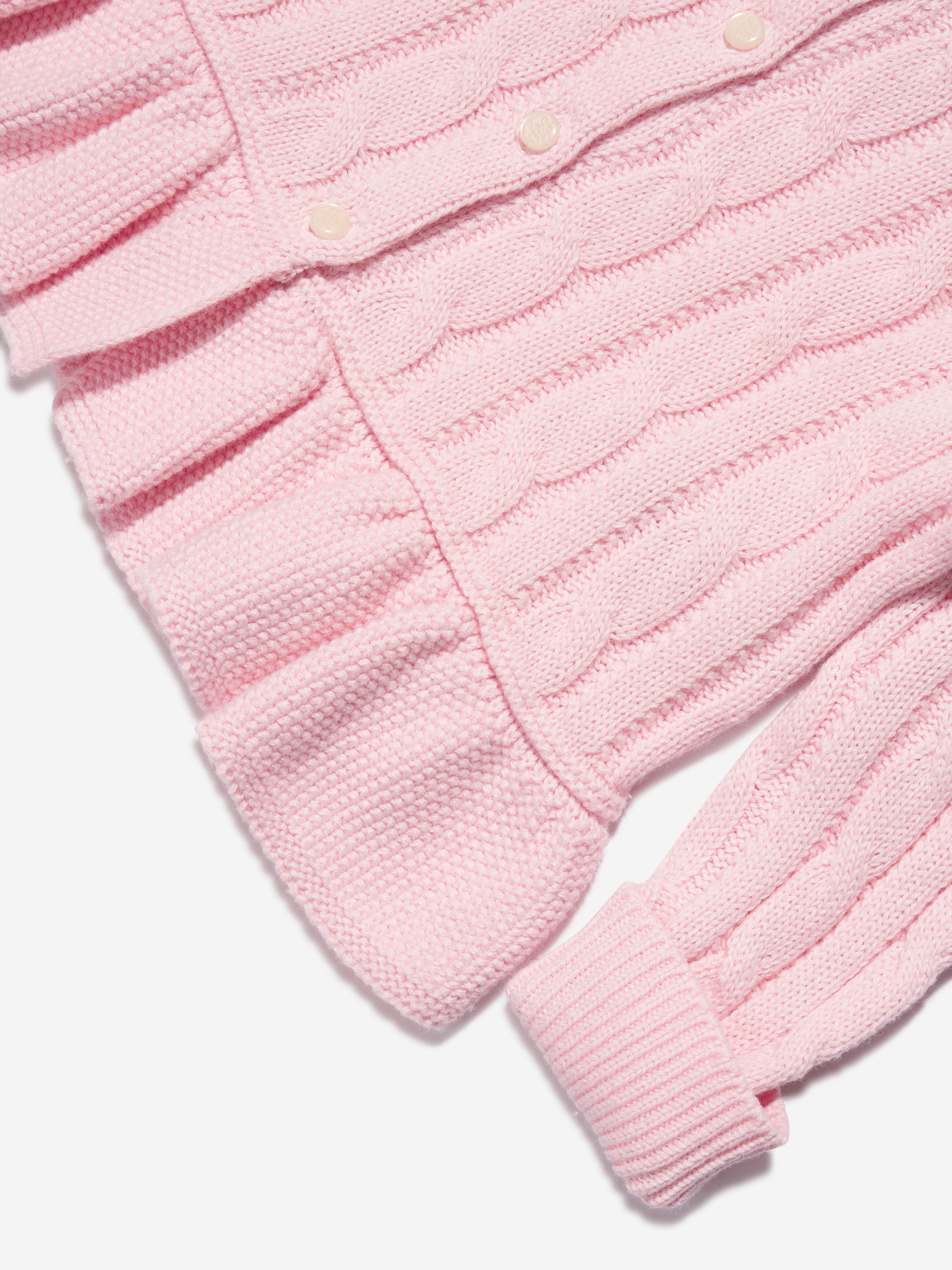 Baby Girls Peplum Cardigan in Pink | Childsplay Clothing