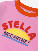 Stella McCartney Kids Logo Fleece Jacket Female 140cm