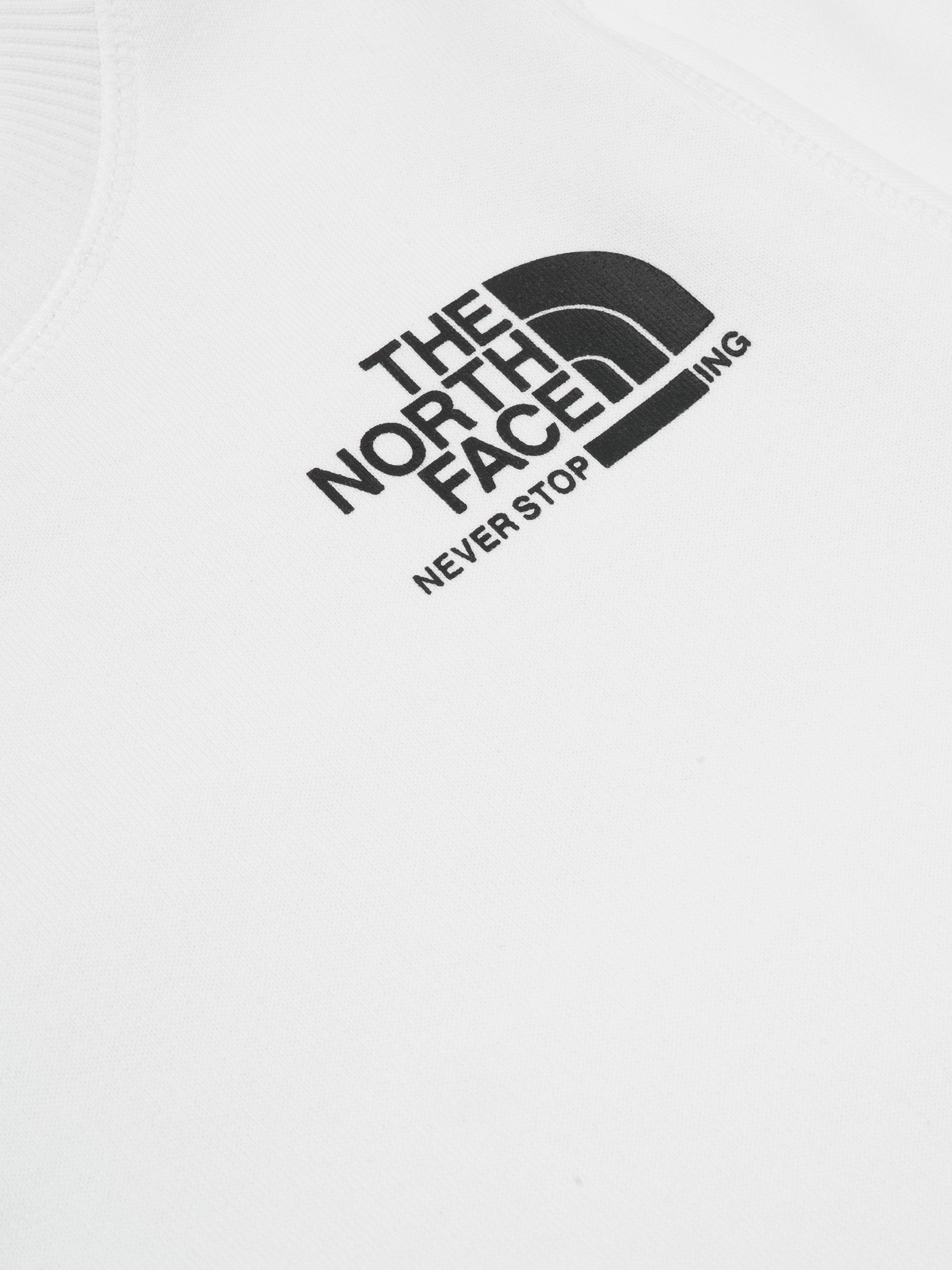 The North Face Kids Graphic Print Sweatshirt in White | Childsplay