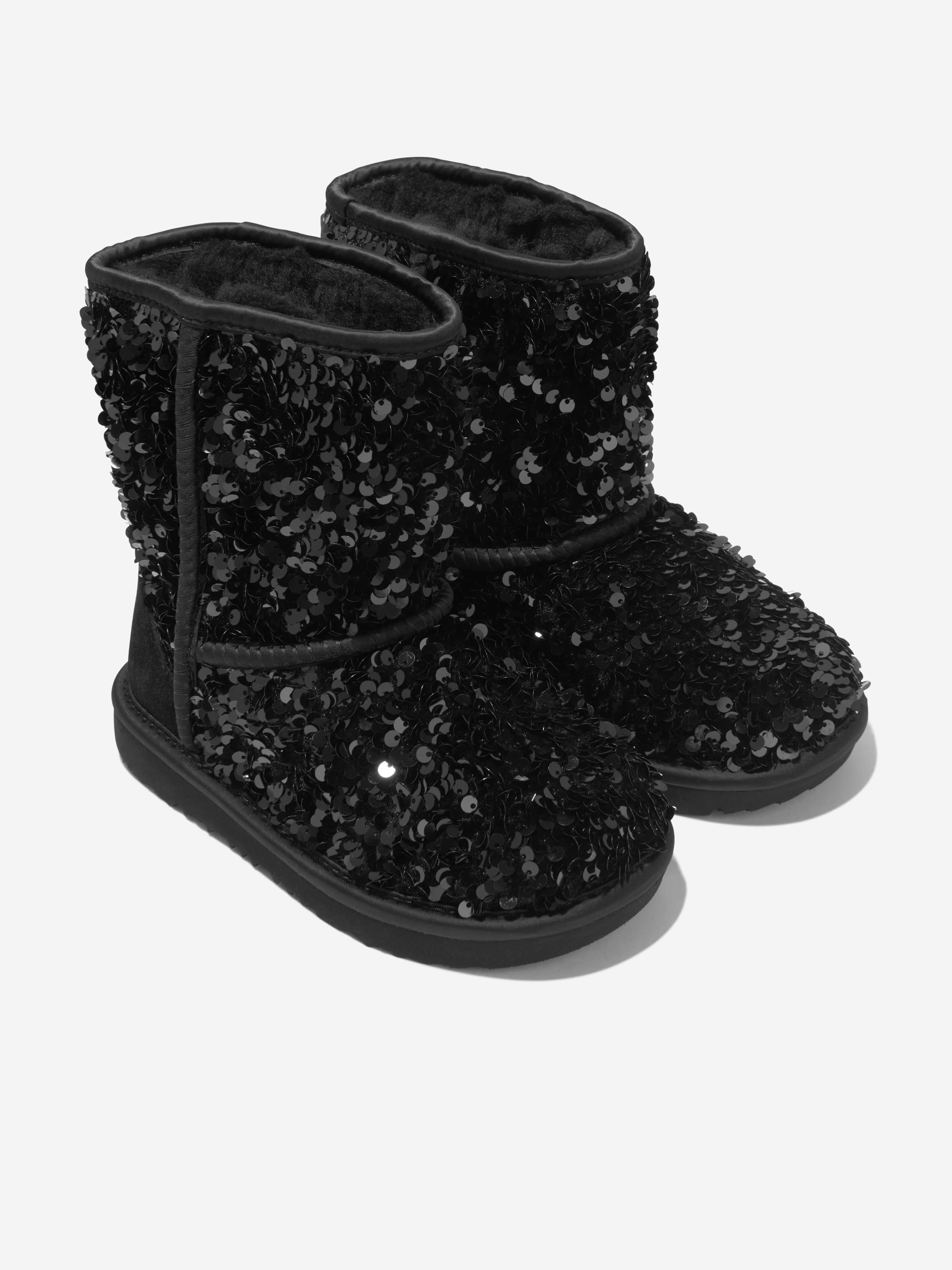 Girls Classic cheapest short glitter UGG boots