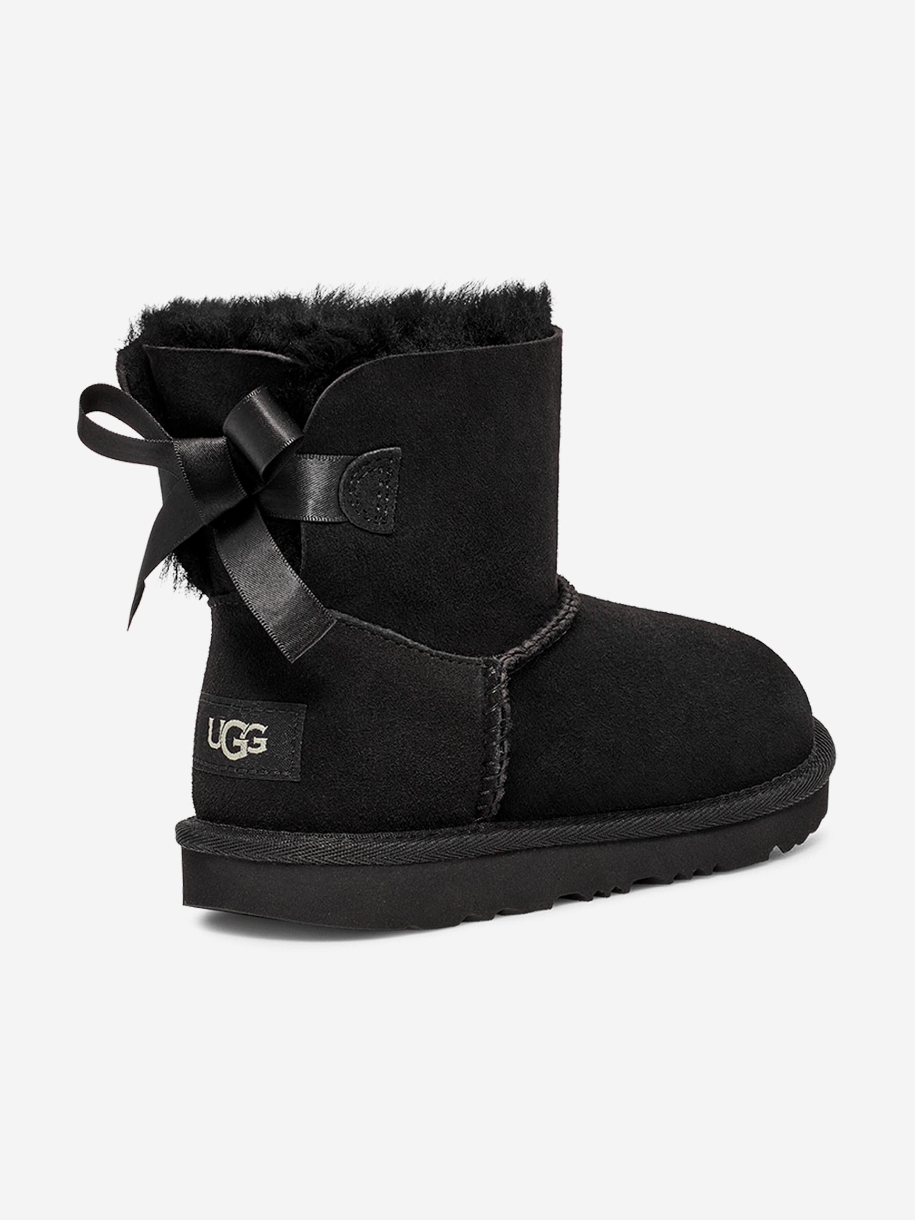 Ugg Toddler Mini Bailey Bow II Black 9