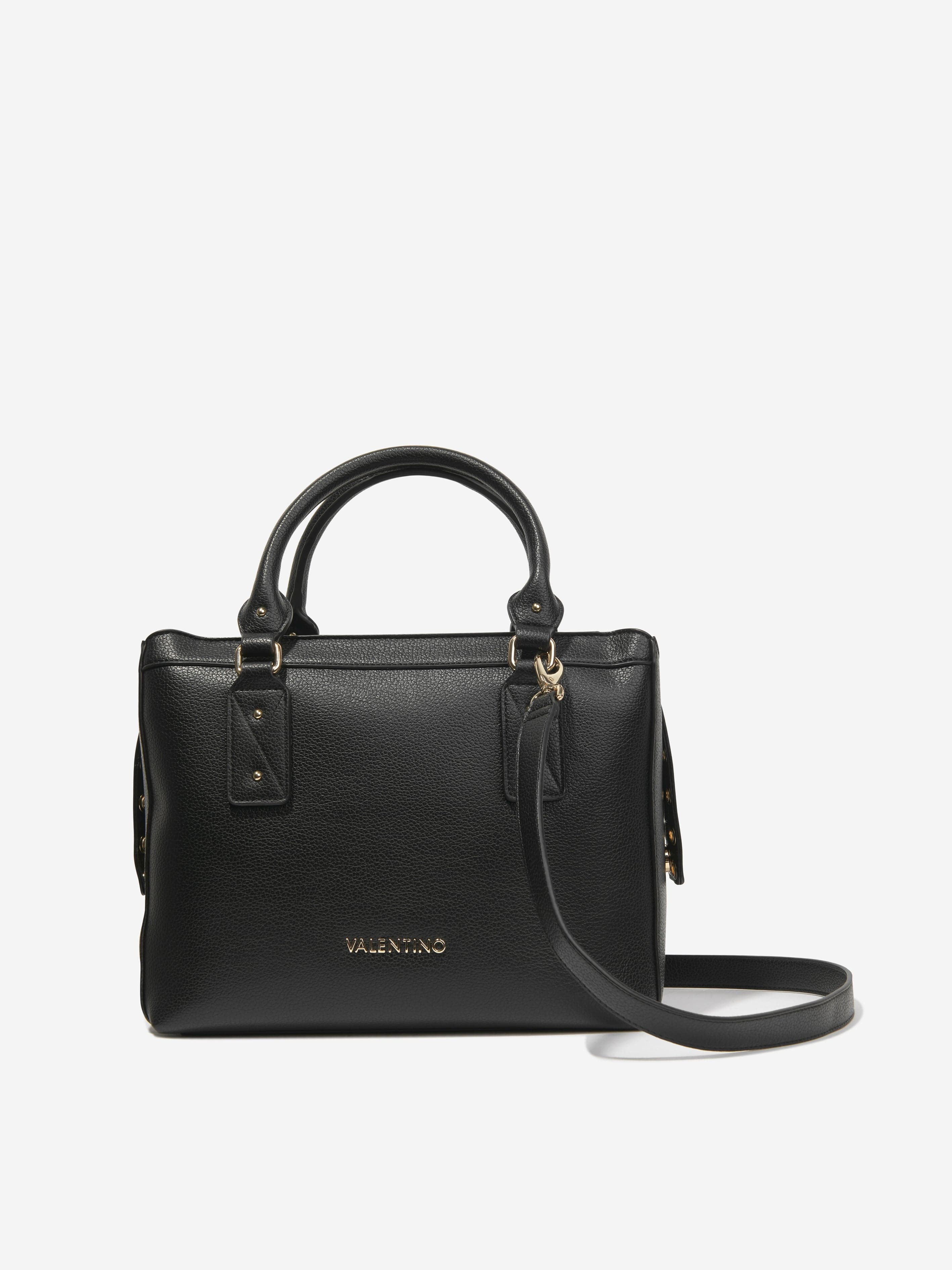 Valentino Girls Megeve Shopping Bag in Black (W: 30cm