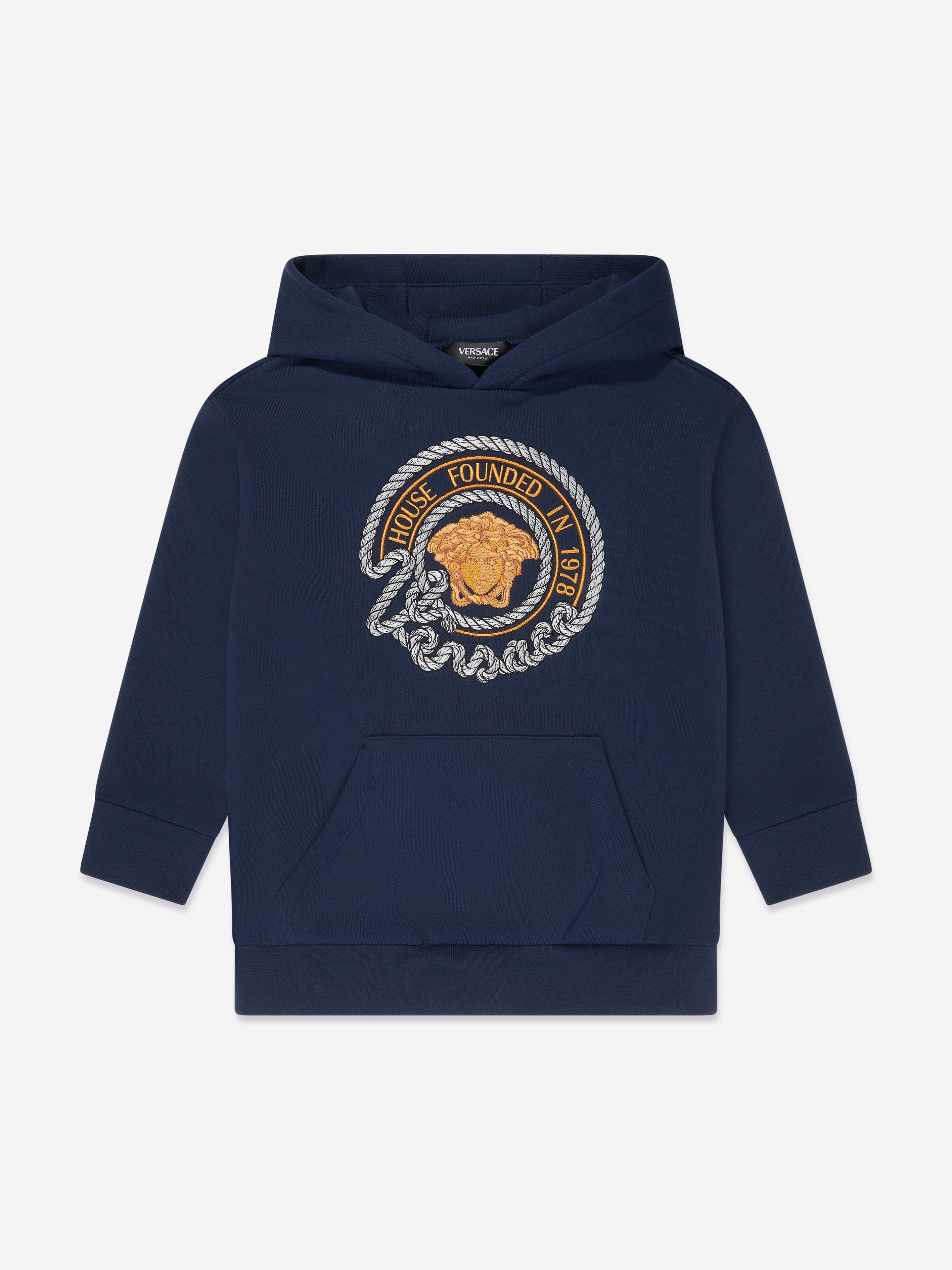 Boys Nautical Medusa Hoodie in Navy Childsplay Clothing